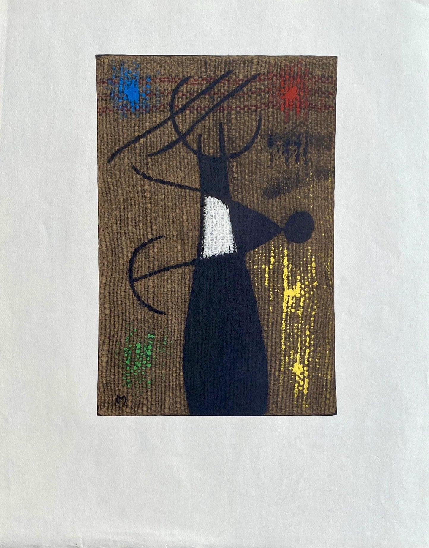 Joan Mir, Composition (Cramer 105), Femmes, Hliogravure