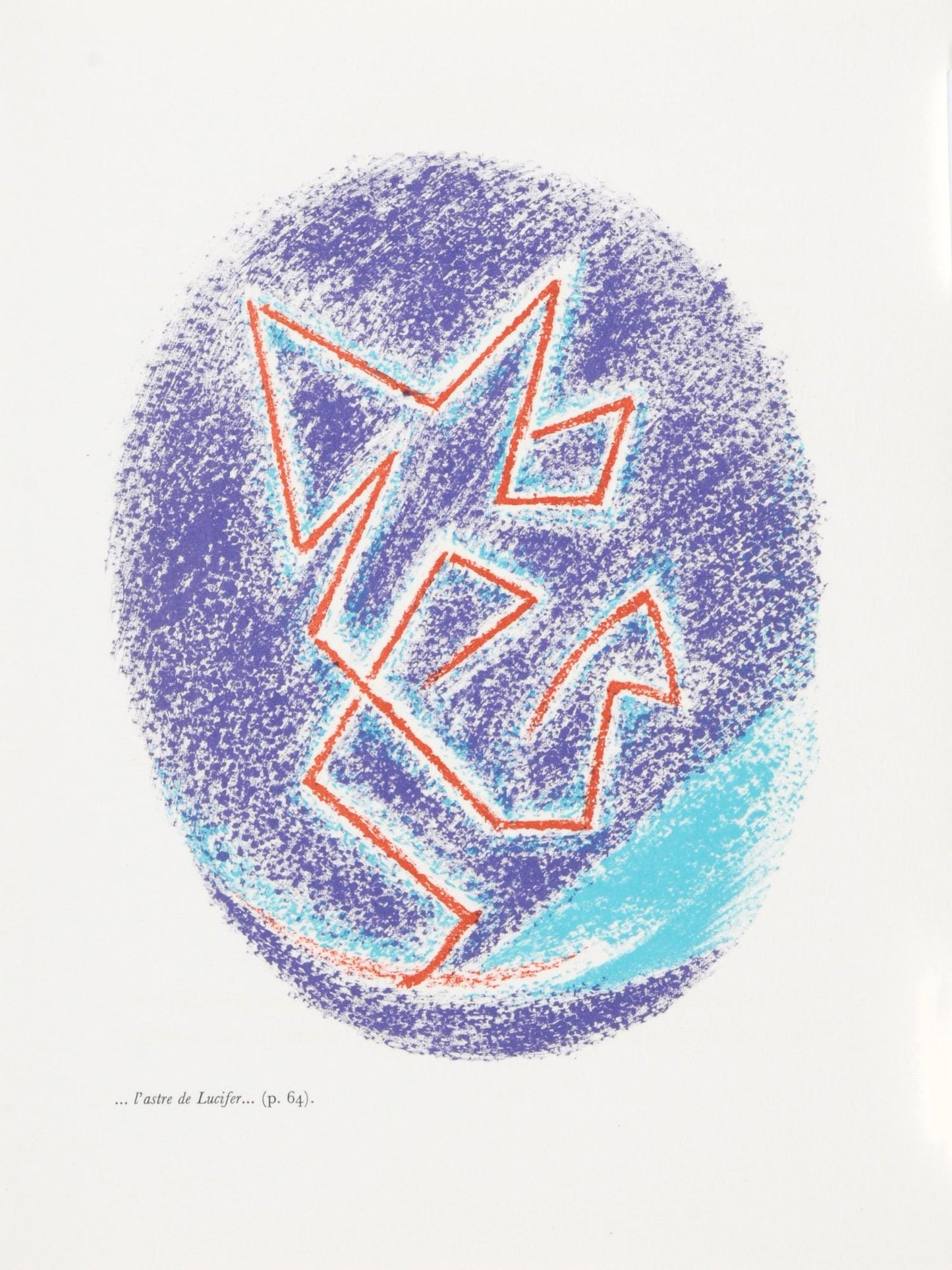 Andr Masson, Composition (Cramer 97), Une Toile De Craie, Lithograph