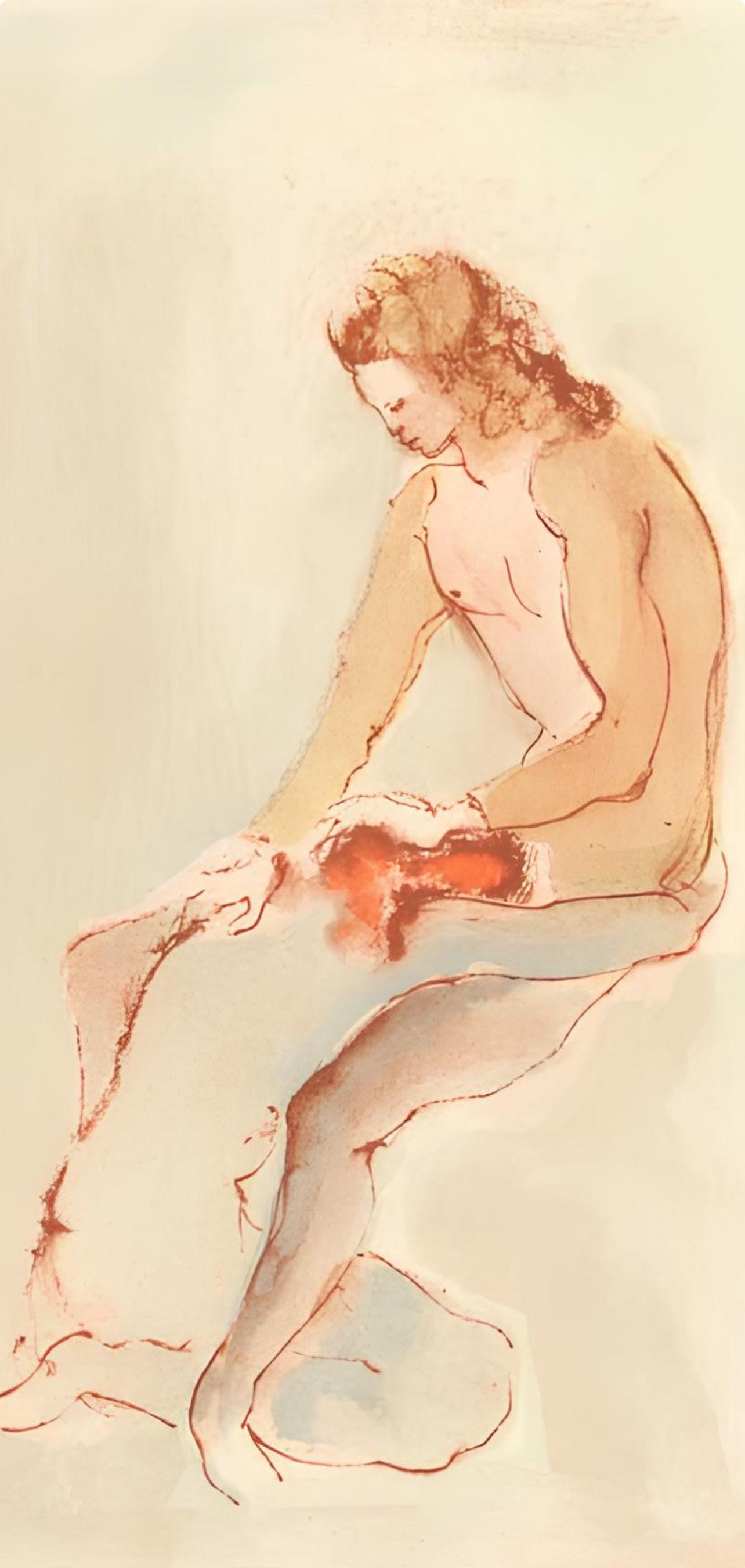 Lonor Fini, Composition, Paralllement, Lithograph