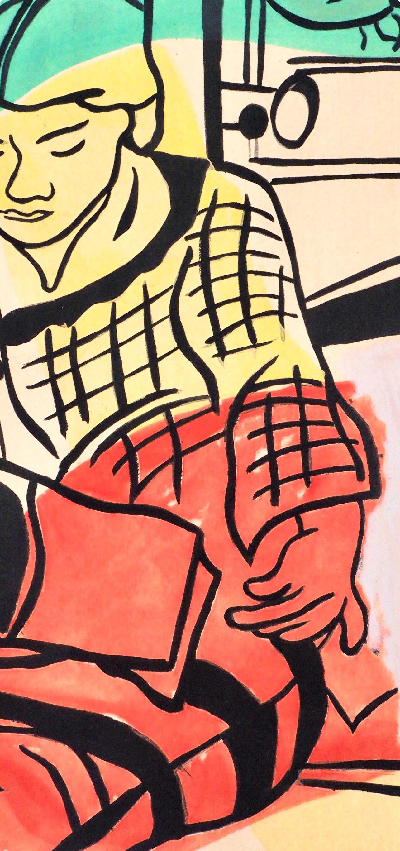 Fernand Lger, Composition, Contrastes, Lithograph
