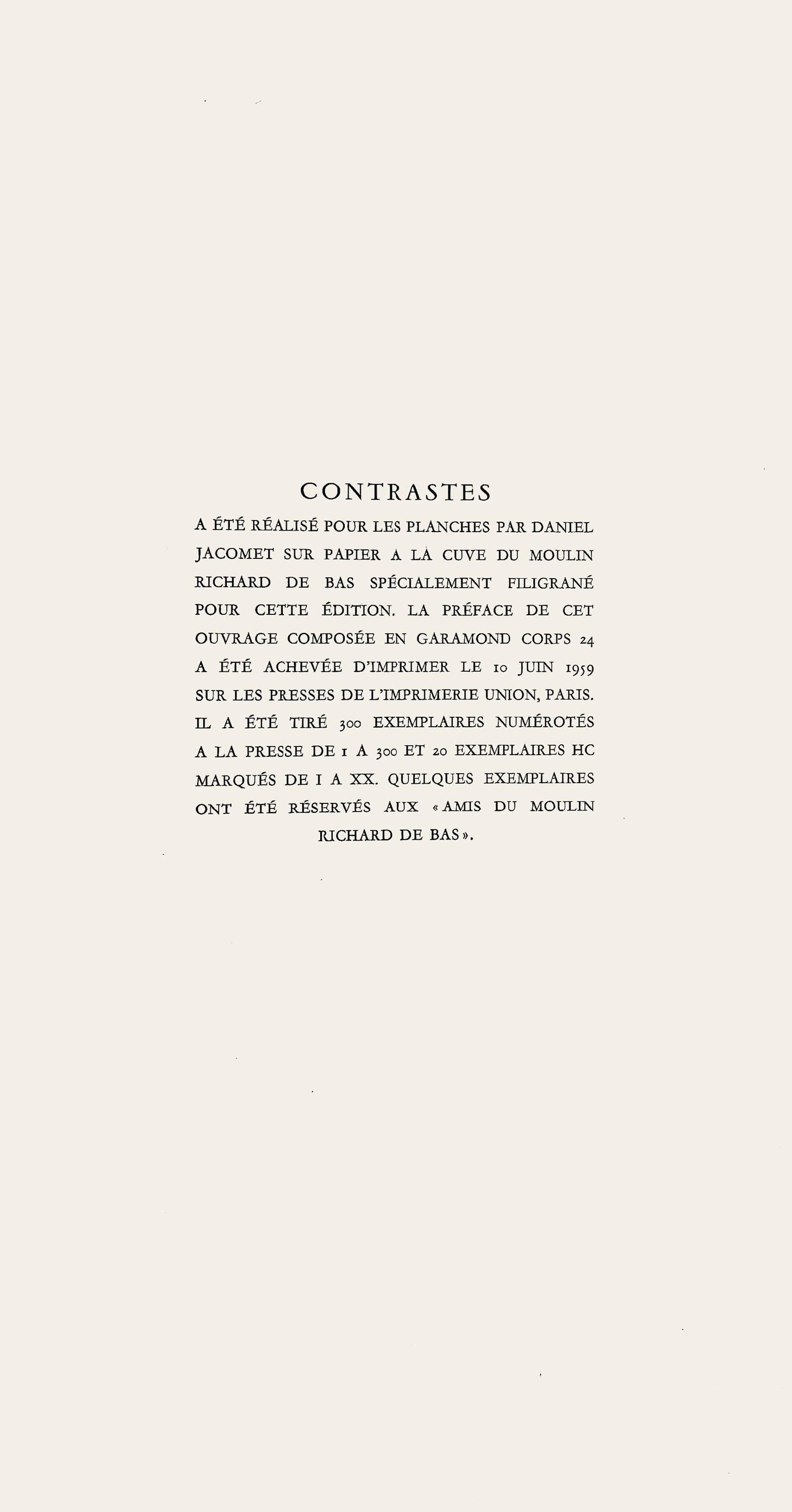 Fernand Lger, Composition, Contrastes, Lithograph