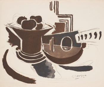 Georges Braque, Composition, Braque Espaces, 13 Dessins, Lavis, Aquarelles, Lithograph