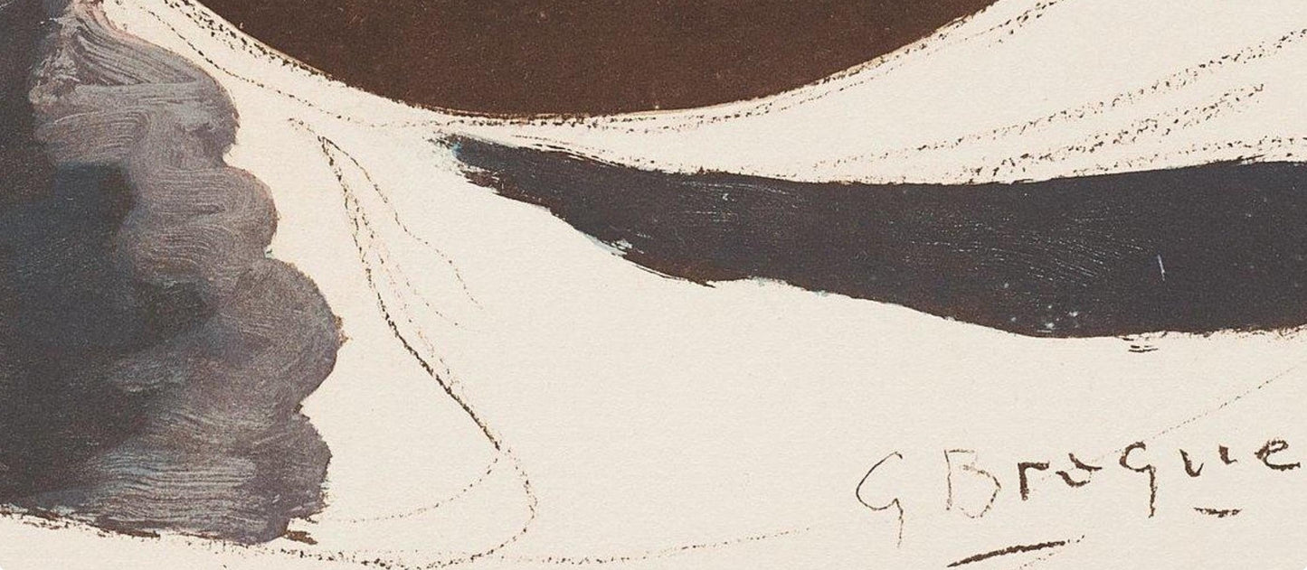 Georges Braque, Composition, Braque Espaces, 13 Dessins, Lavis, Aquarelles, Lithograph
