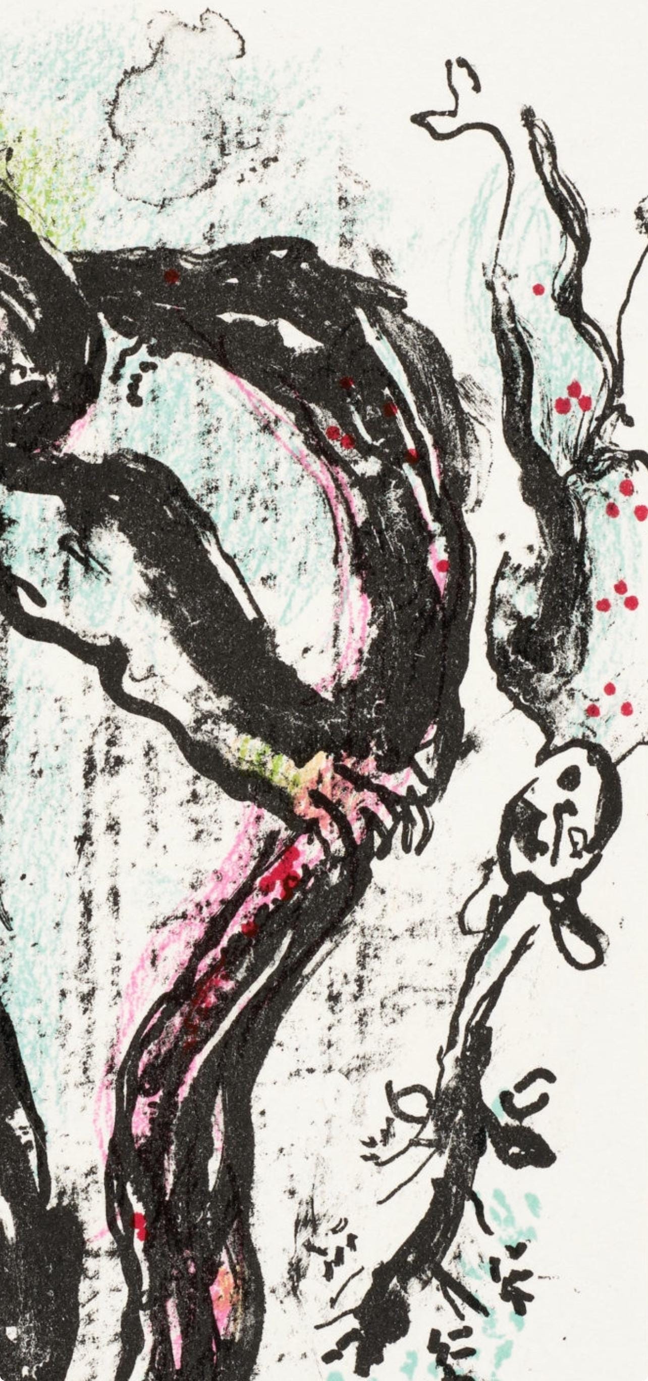 Marc Chagall, Composition (Mourlot 668-677), La Ferie Et Le Royaume, Lithograph