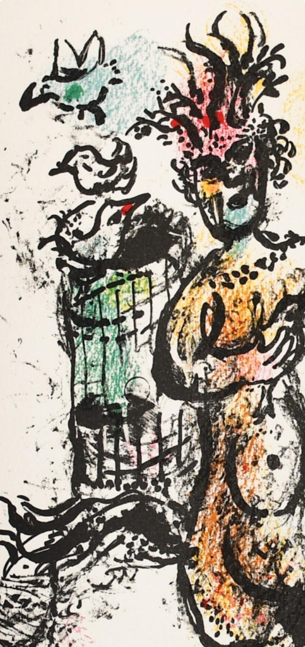 Marc Chagall, Composition (Mourlot 668-677), La Ferie Et Le Royaume, Lithograph