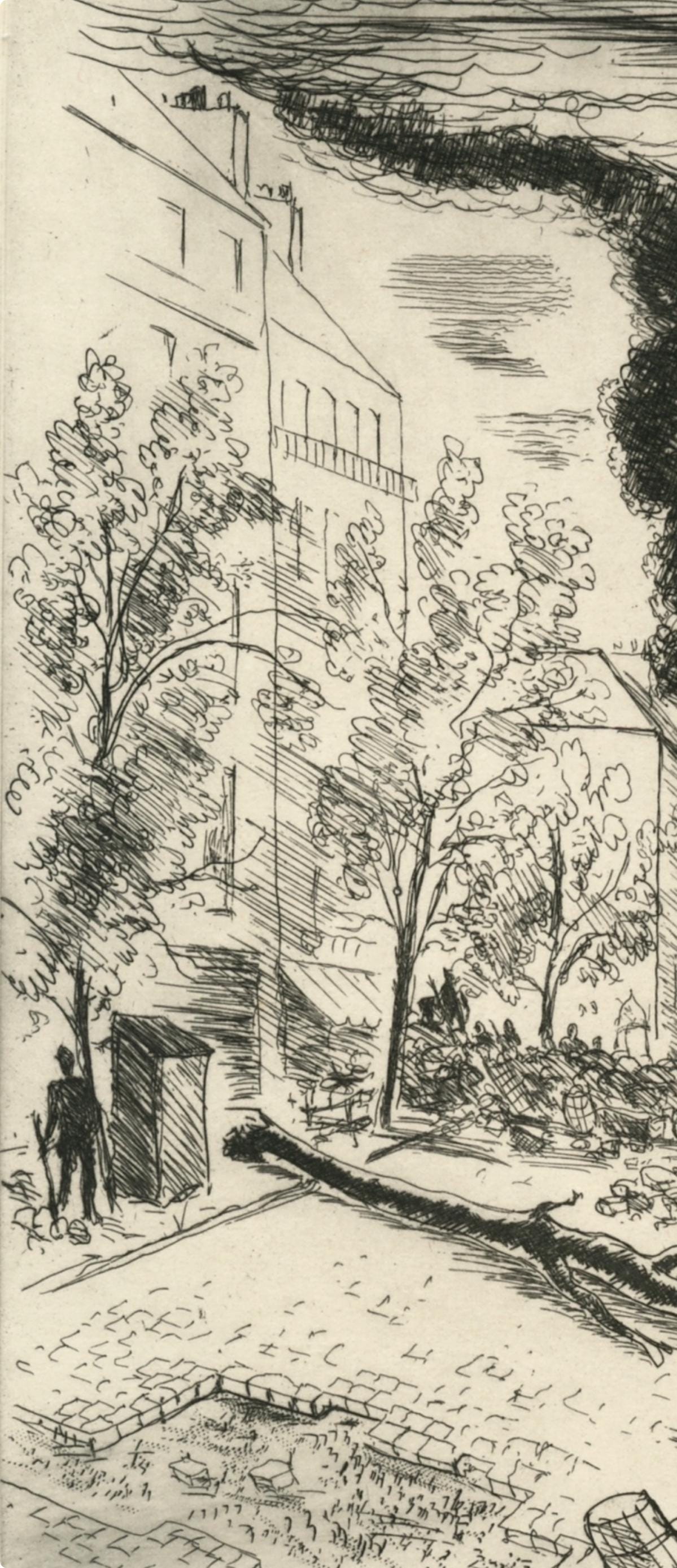 Andr Dignimont, Composition, Jours De Gloire, Histoire De La Libration De Paris, Etching