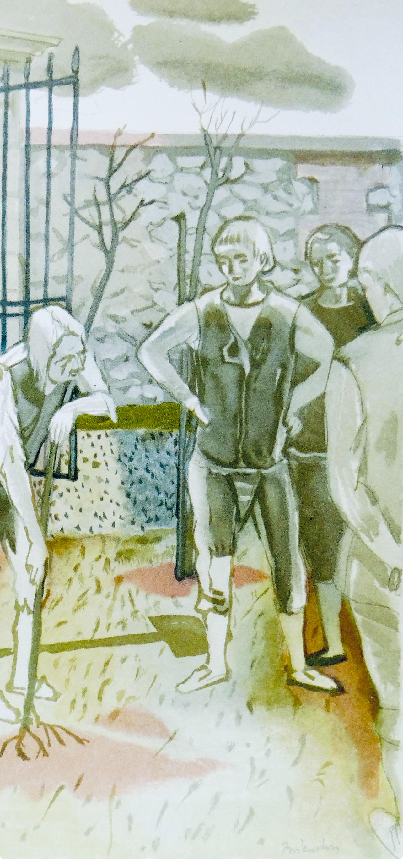 Maurice Brianchon, Le Vieillard Et Les Trois Jeunes, Vingt Fables De La Fontaine, Woodcut
