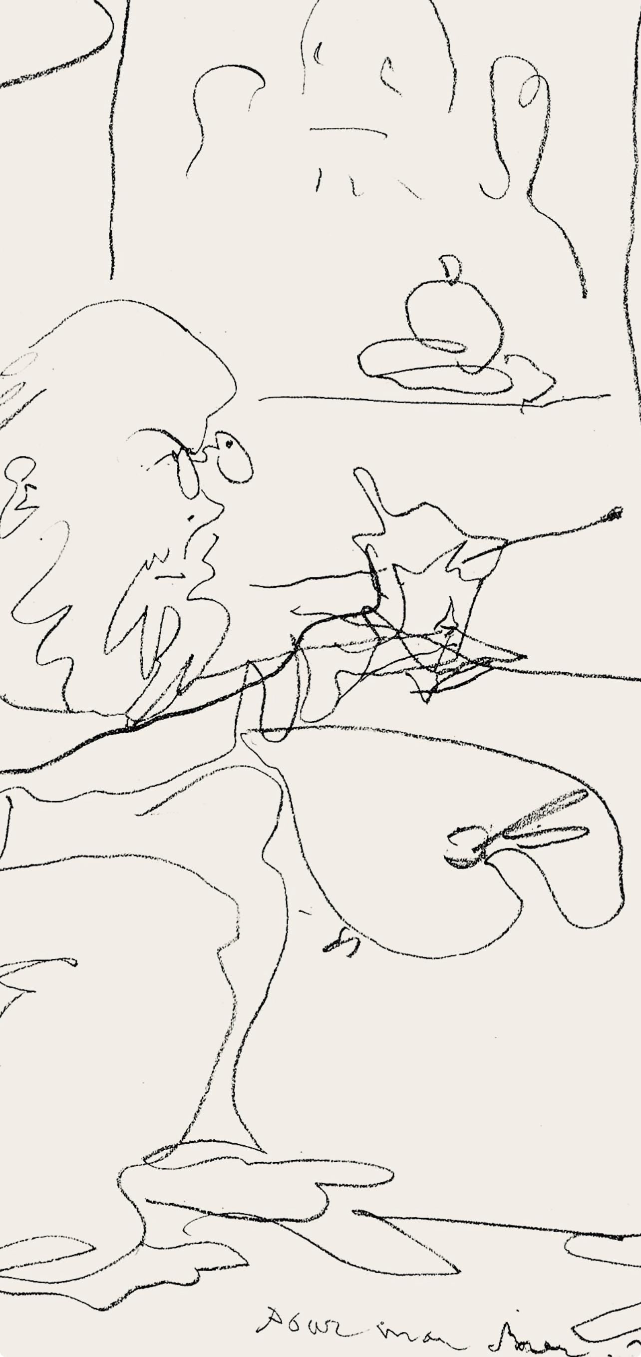 Pablo Picasso, Le Peintre Et Son Modle (Mourlot 355; Bloch 1036), Regards Sur Paris, Lithograph