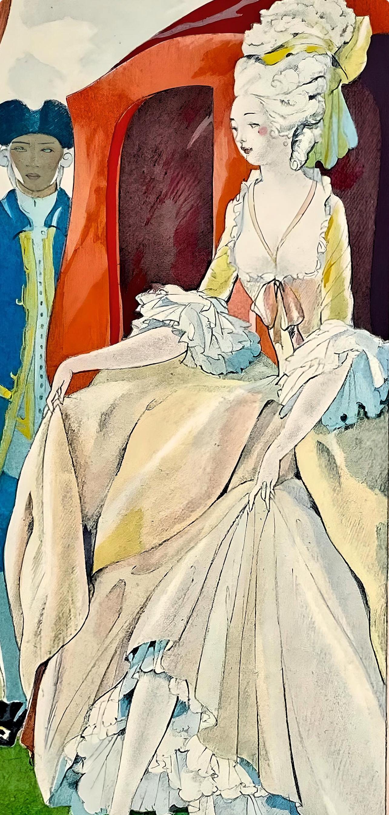 Umberto Brunelleschi, Composition, La Leon D'Amour Dans Un Parc, Lithograph