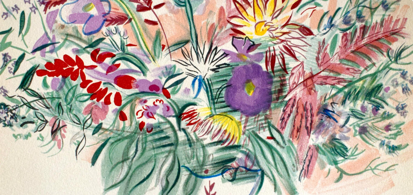 Raoul Dufy, Composition, Les Peintres Mes Amis, Lithograph