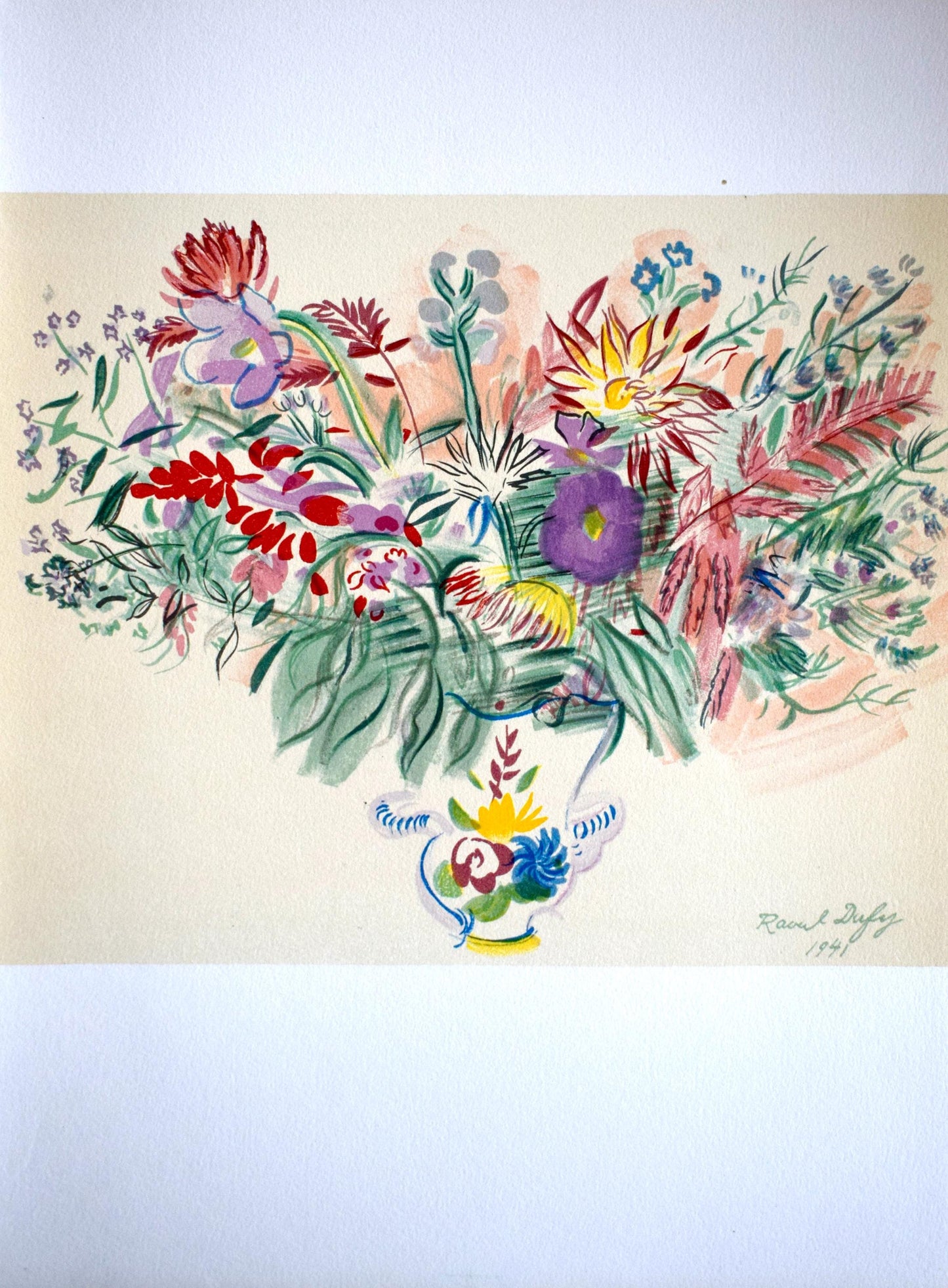 Raoul Dufy, Composition, Les Peintres Mes Amis, Lithograph