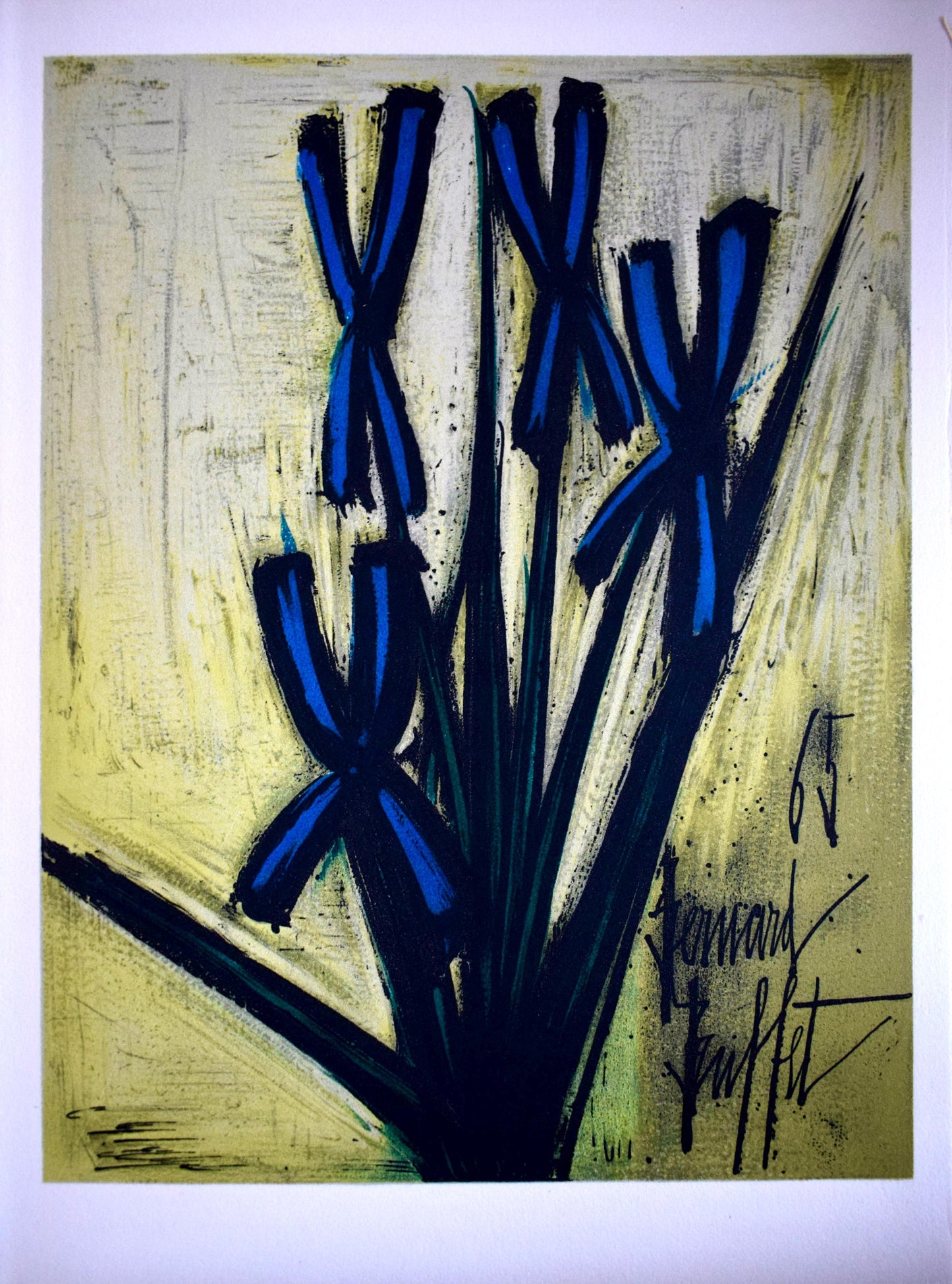 Bernard Buffet, Composition, Les Peintres Mes Amis, Lithograph