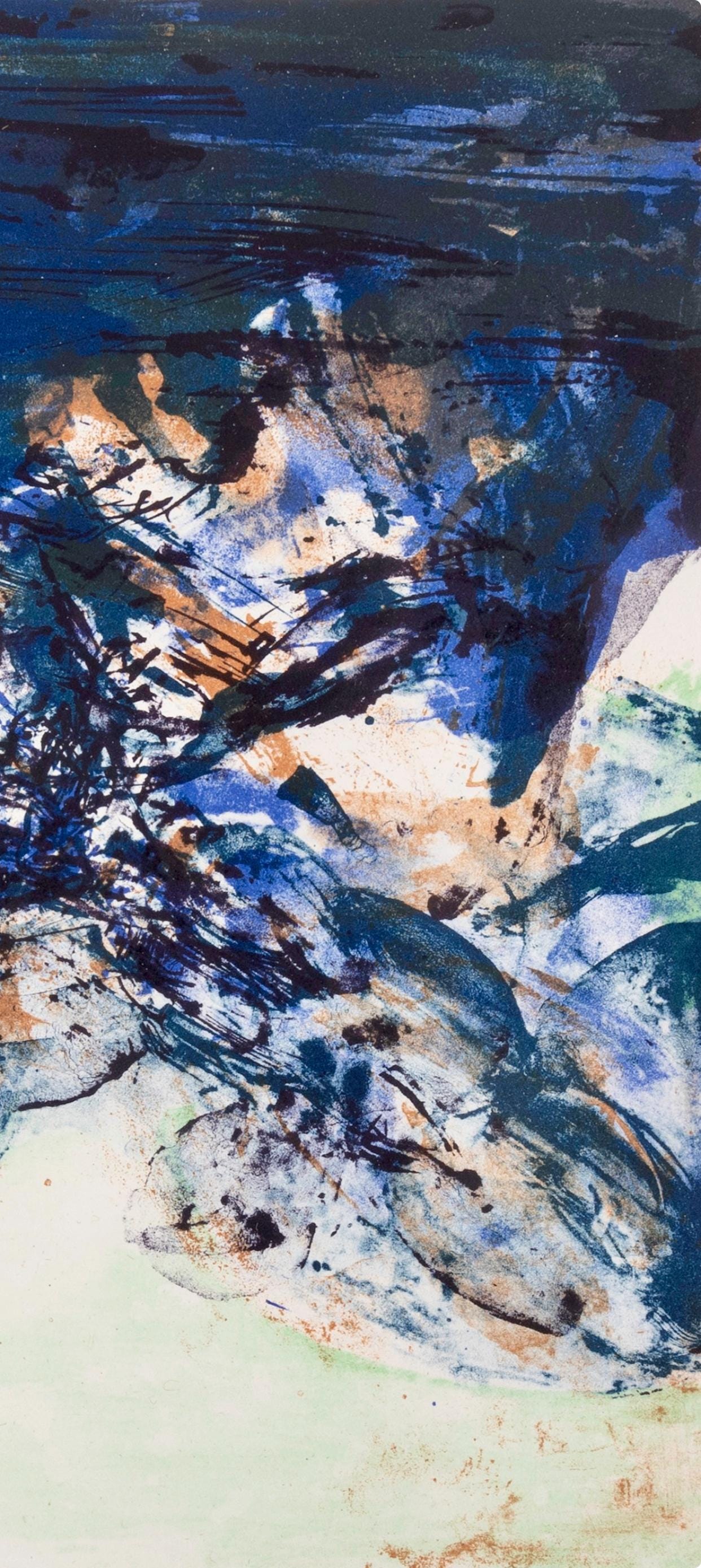 Zao Wou-Ki ???, San Lazzaro Et Ses Amis, Xxe Sicle, Lithograph