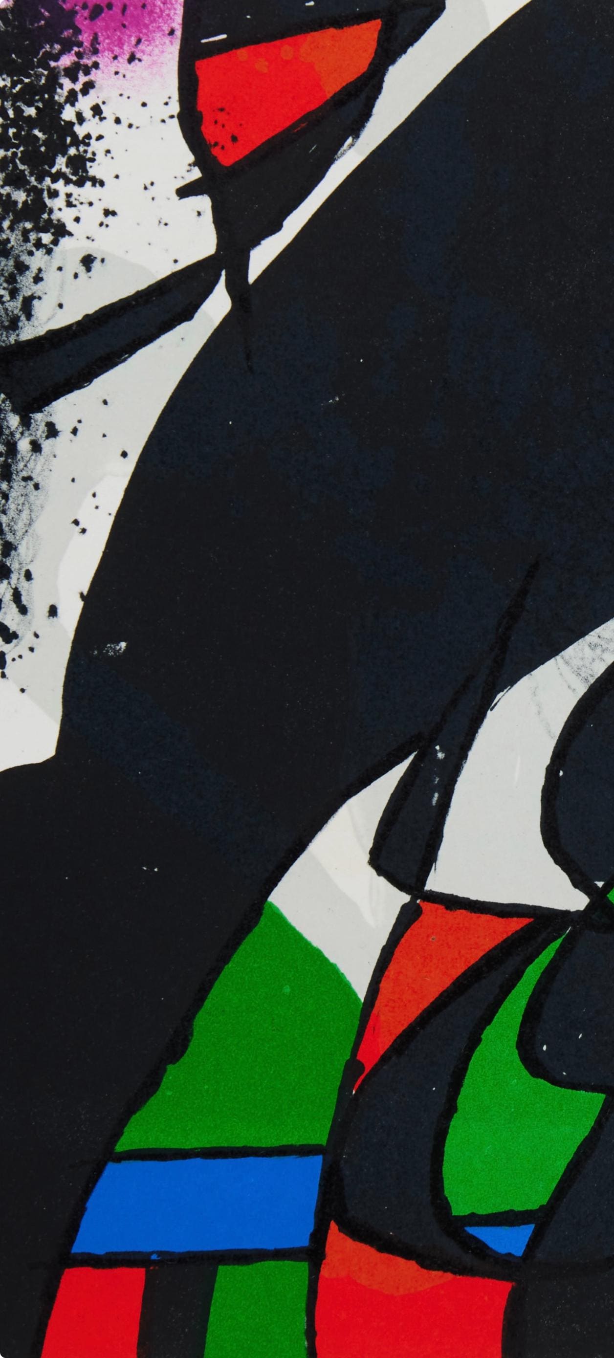 Joan Mir, Composition (Cramer 1080), San Lazzaro Et Ses Amis, Xxe Sicle, Lithograph
