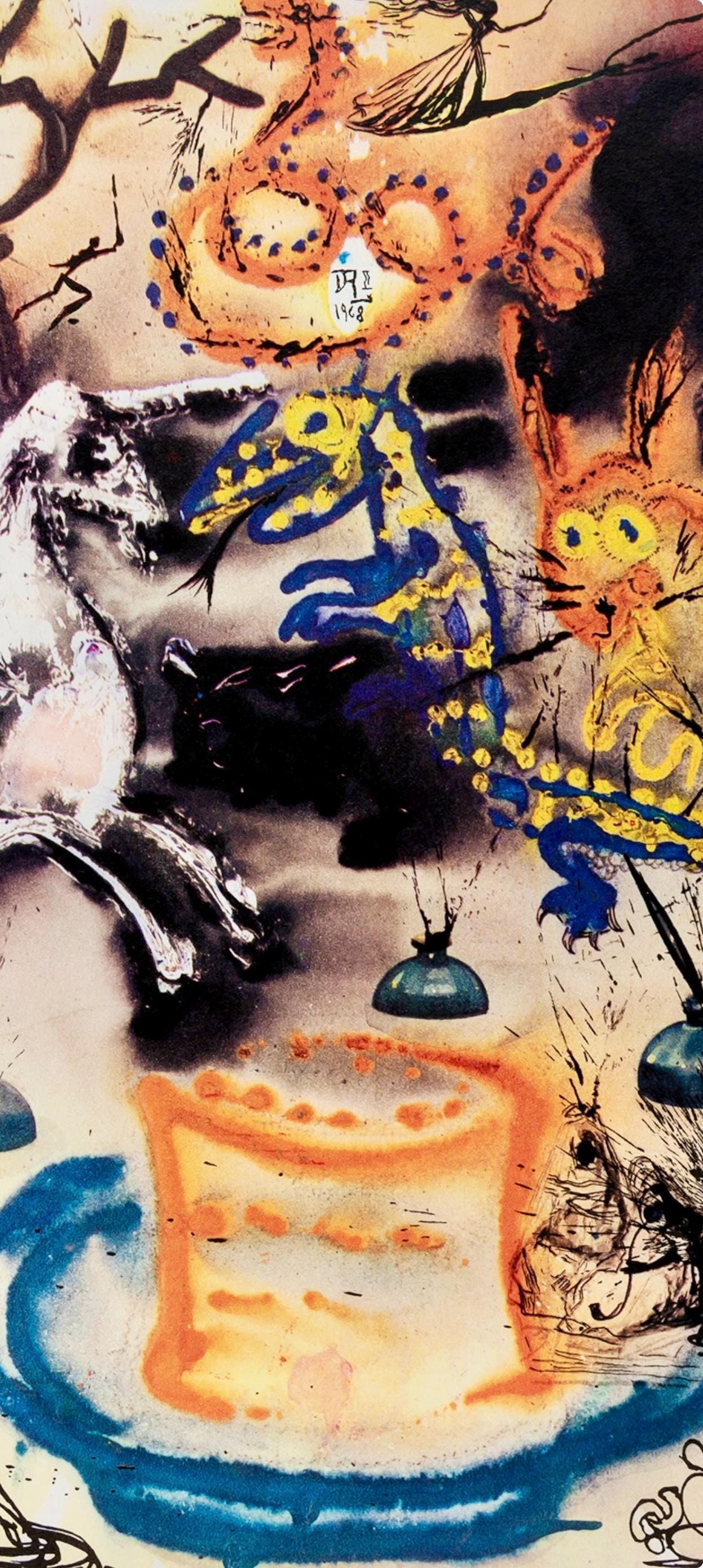 Salvador Dal, Composition (Field 69-5, A-M), Alice'S Adventures In Wonderland, Hliogravure