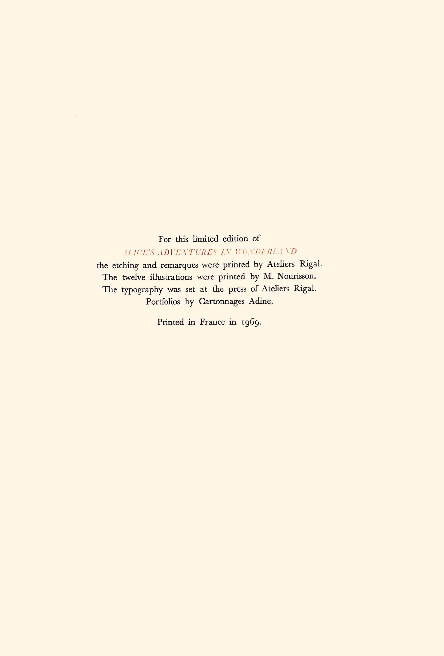 Salvador Dal, Composition (Field 69-5, A-M), Alice'S Adventures In Wonderland, Hliogravure
