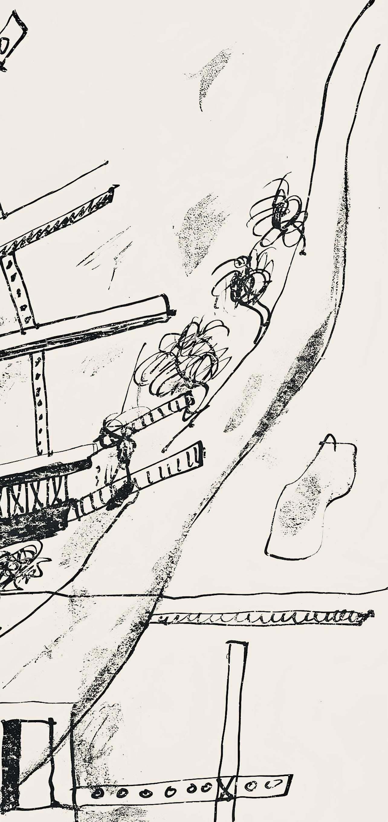 Fernand Lger, Composition (Saphire 24-38), Les Illuminations, Lithograph