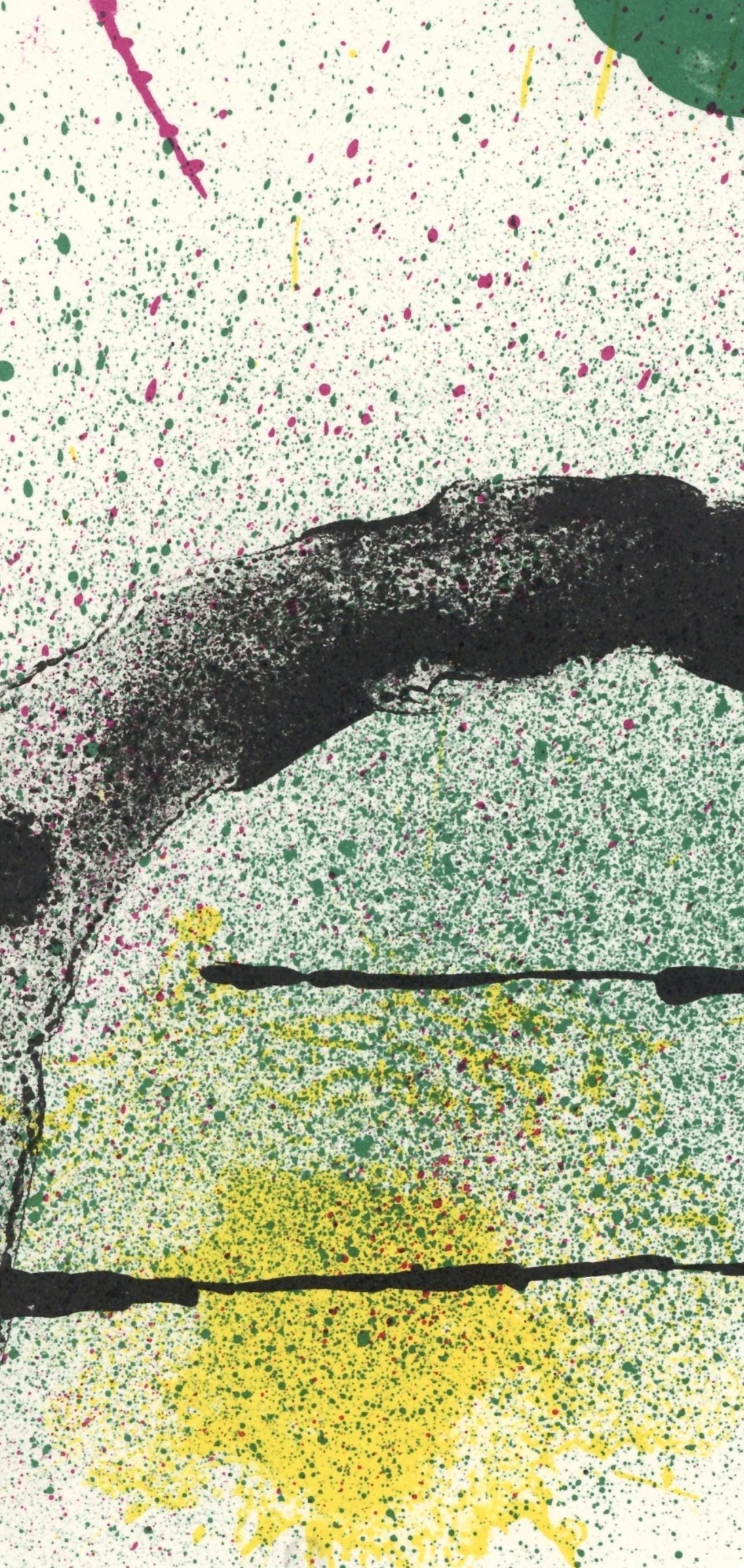 Joan Mir, Composition (Cramer 83; Mourlot 340-347), Derrire Le Miroir, Lithograph
