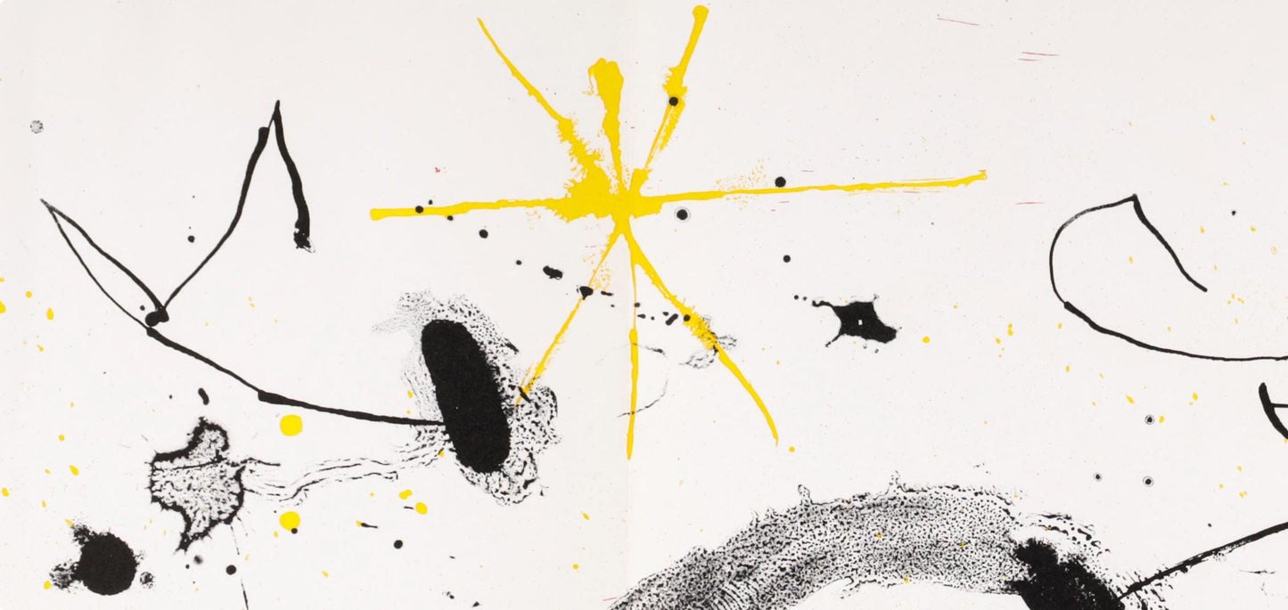 Joan Mir, Composition (Cramer 83; Mourlot 340-347), Derrire Le Miroir, Lithograph