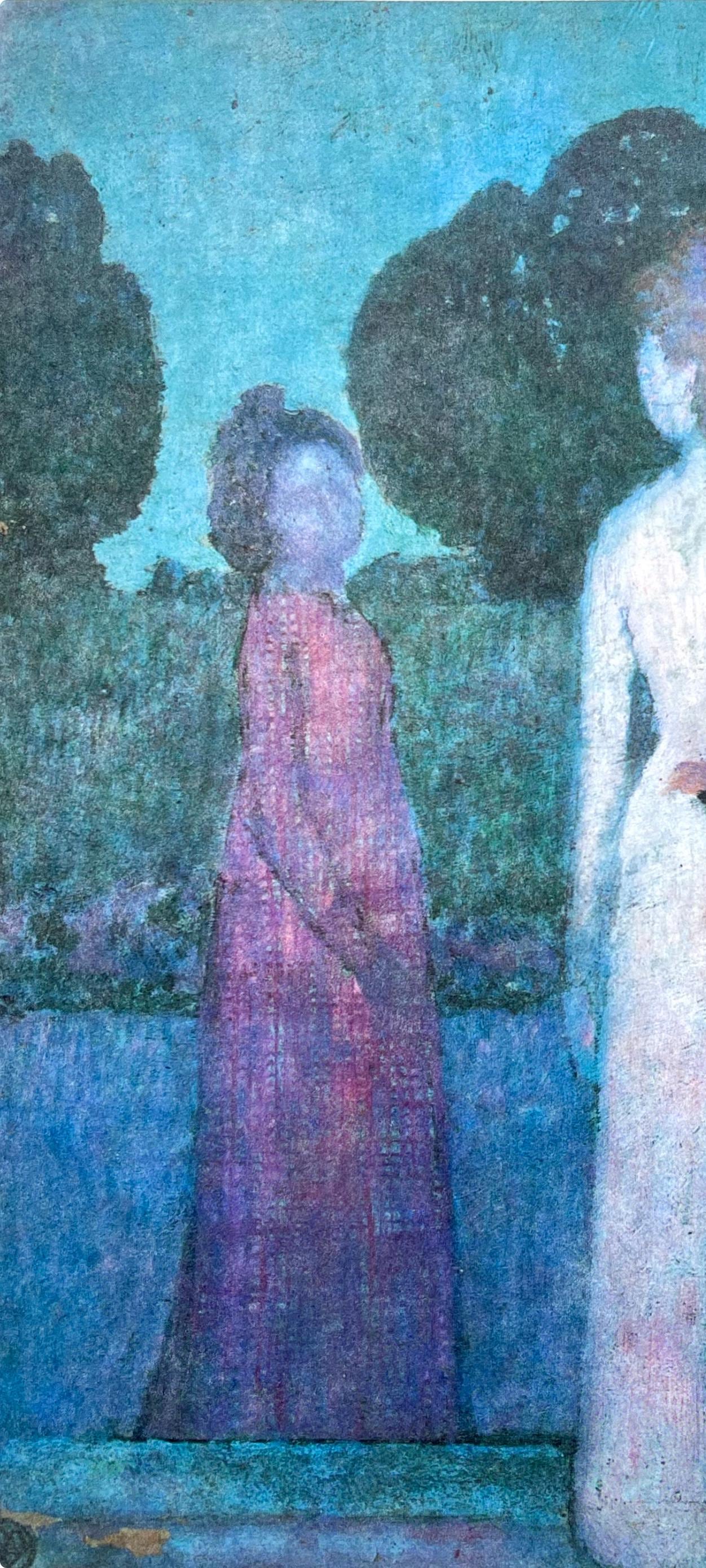 Maurice Denis, Composition, Derrire Le Miroir, Lithograph