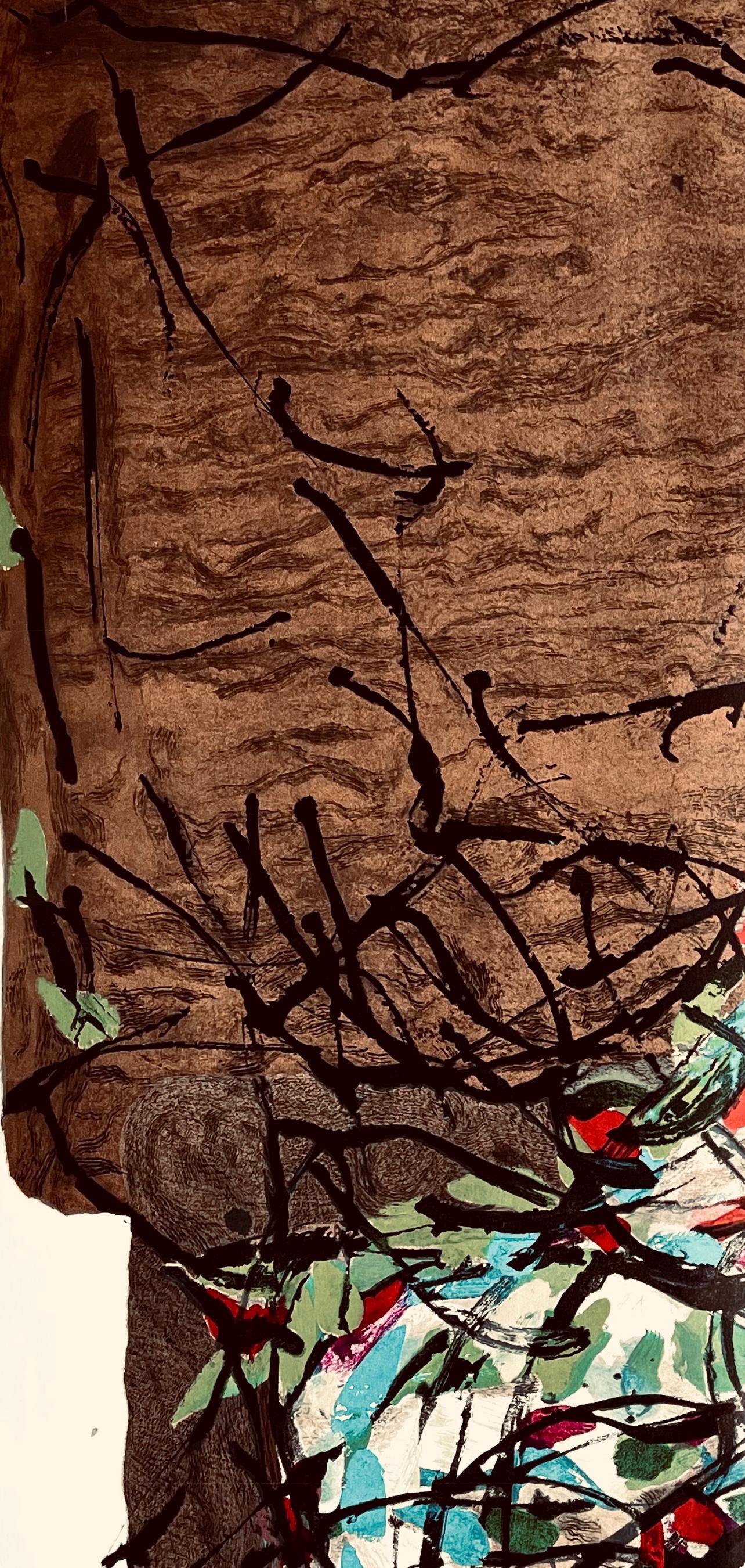 Jean-Paul Riopelle, Composition, Derrire Le Miroir, Lithograph