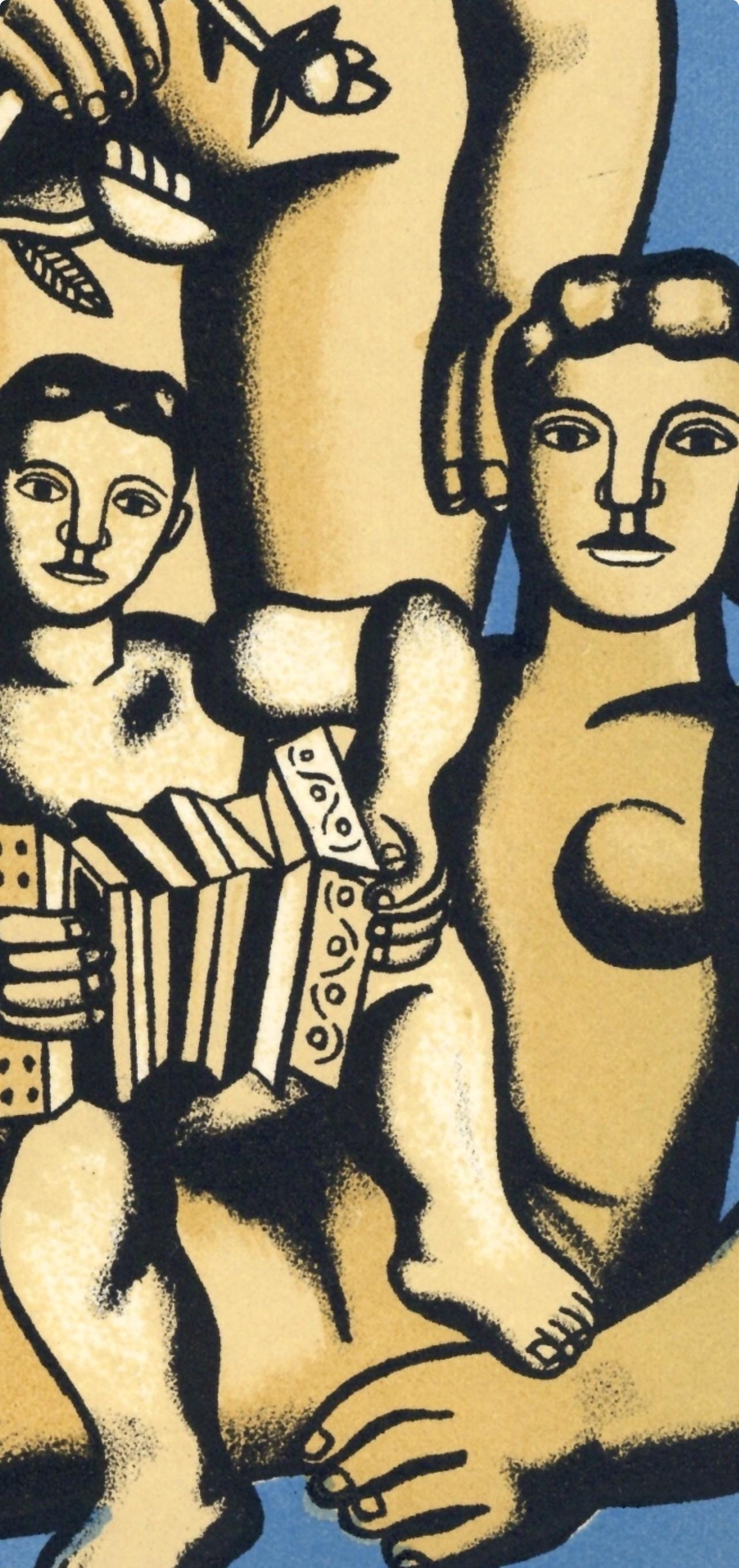 Fernand Lger, Composition, Mon Ami Lger, Lithograph