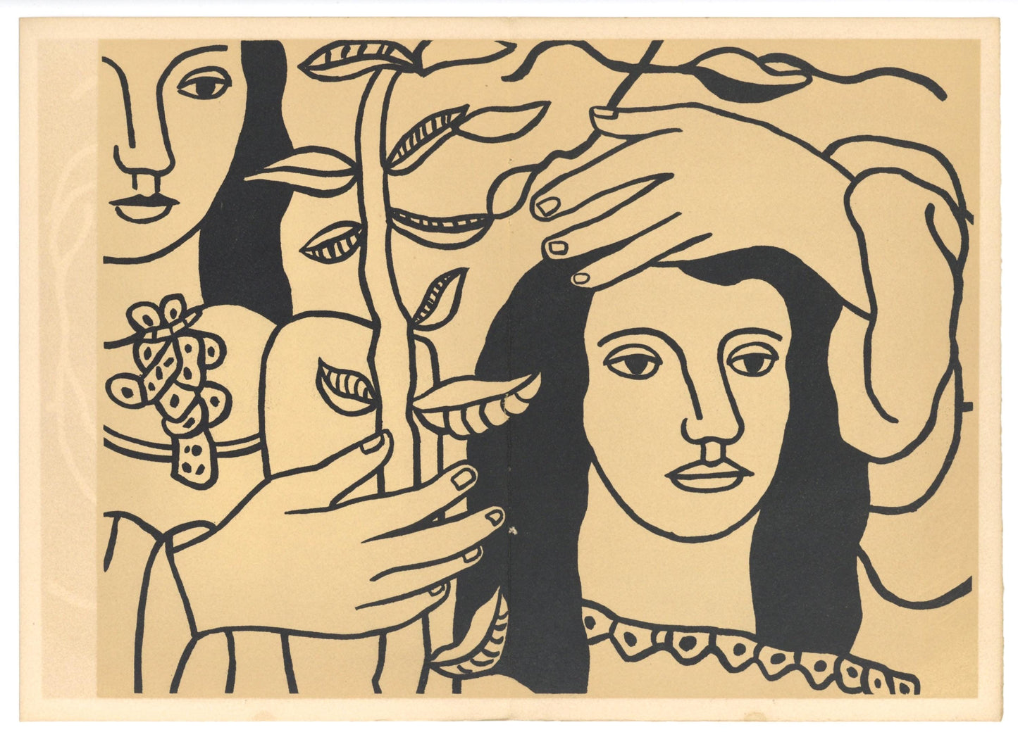Fernand Lger, Composition, Mon Ami Lger, Lithograph