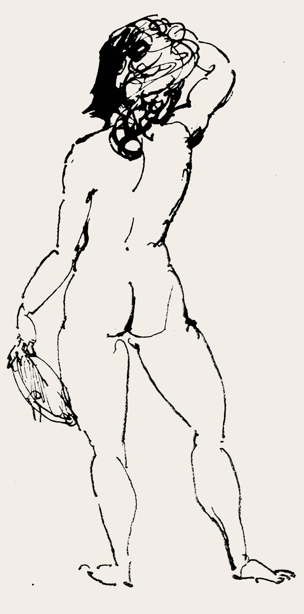 Pablo Picasso, Composition (Hodorisch B2), Le Manuscrit Trouv Dans Un Chapeau, Lithograph