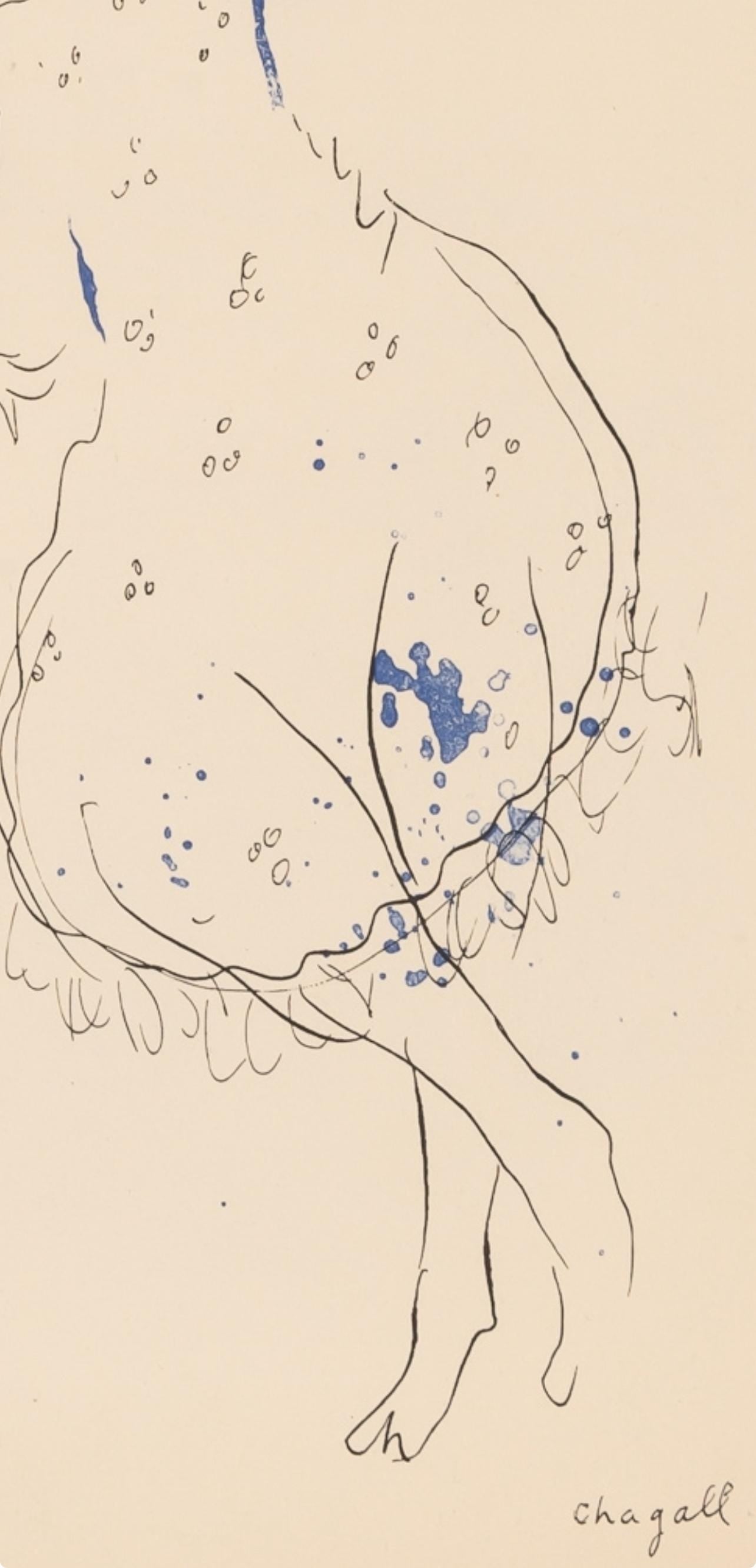 Marc Chagall, Composition, Couleur Amour, Lithograph