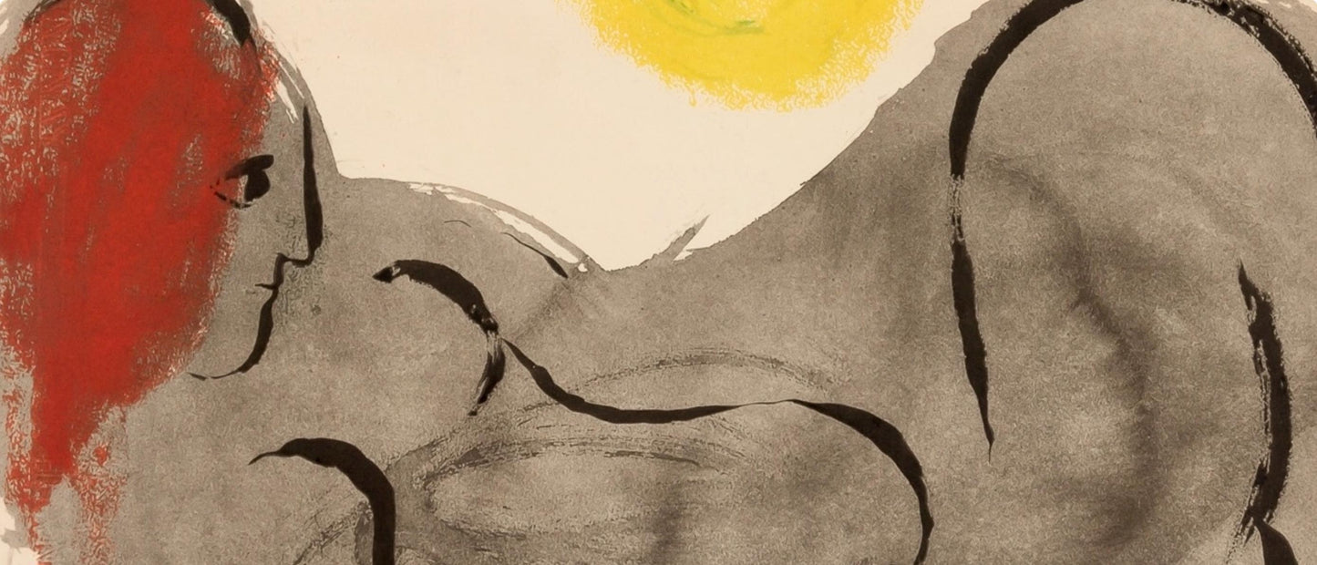 Marc Chagall, Composition, Couleur Amour, Lithograph