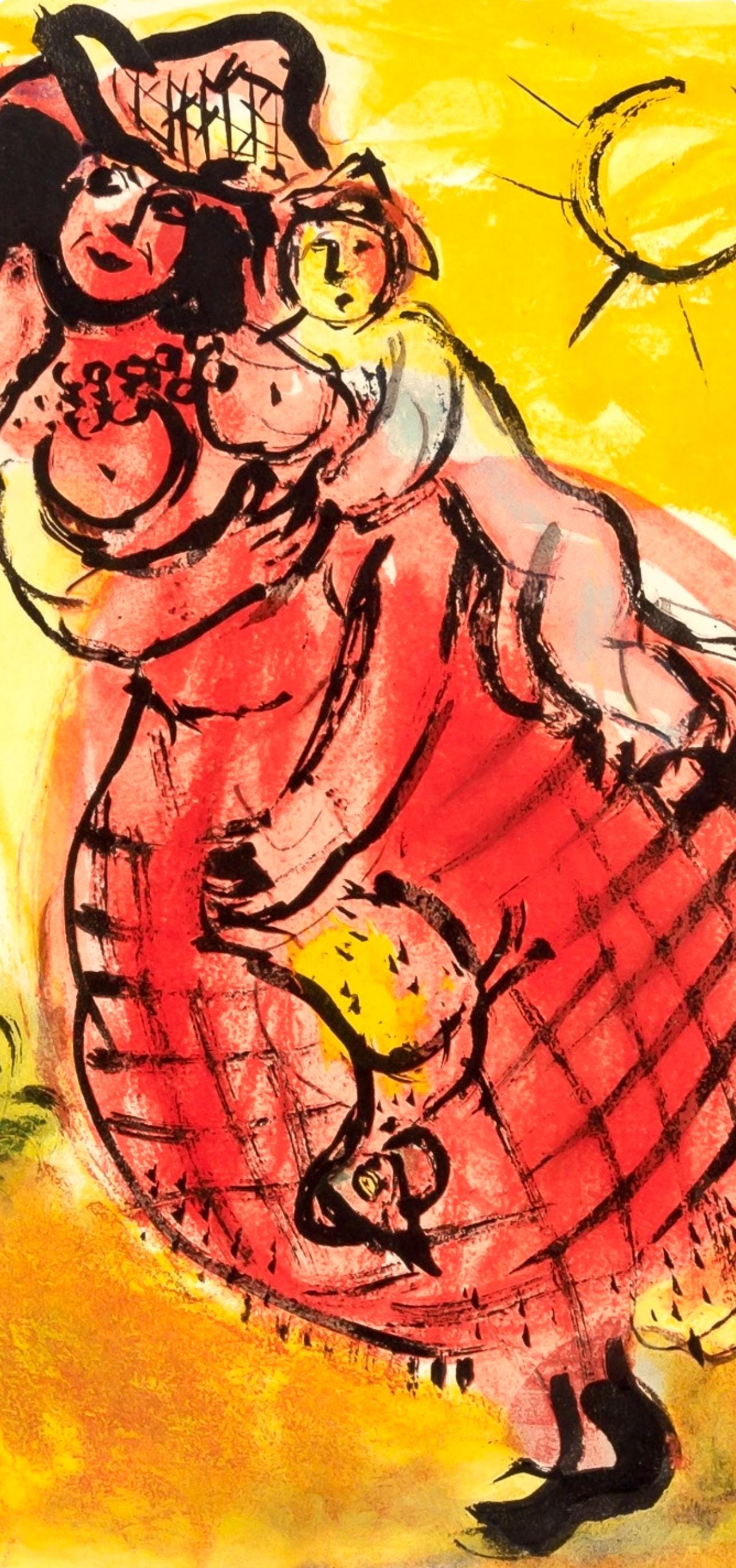Marc Chagall, Composition, Couleur Amour, Lithograph