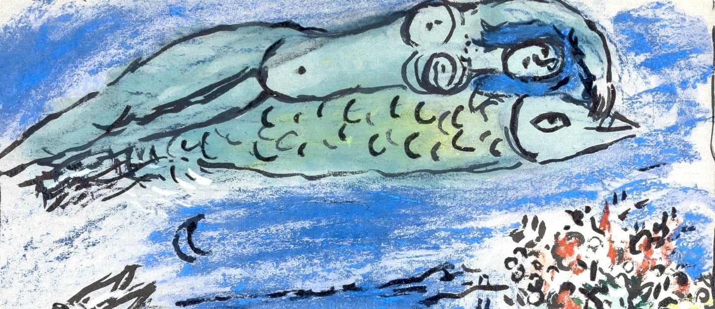 Marc Chagall, Composition, Couleur Amour, Lithograph