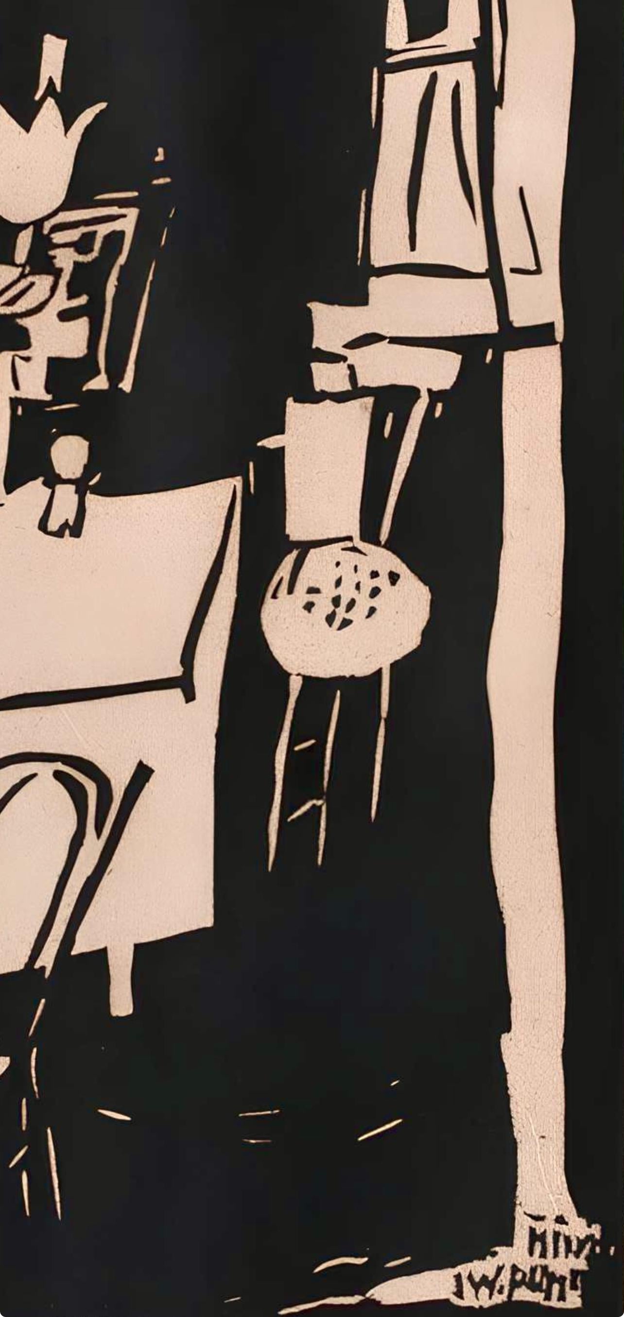 Jean Pougny, Composition, Pougny, Dix Linogravures Originales, 1914-1920, Linocut