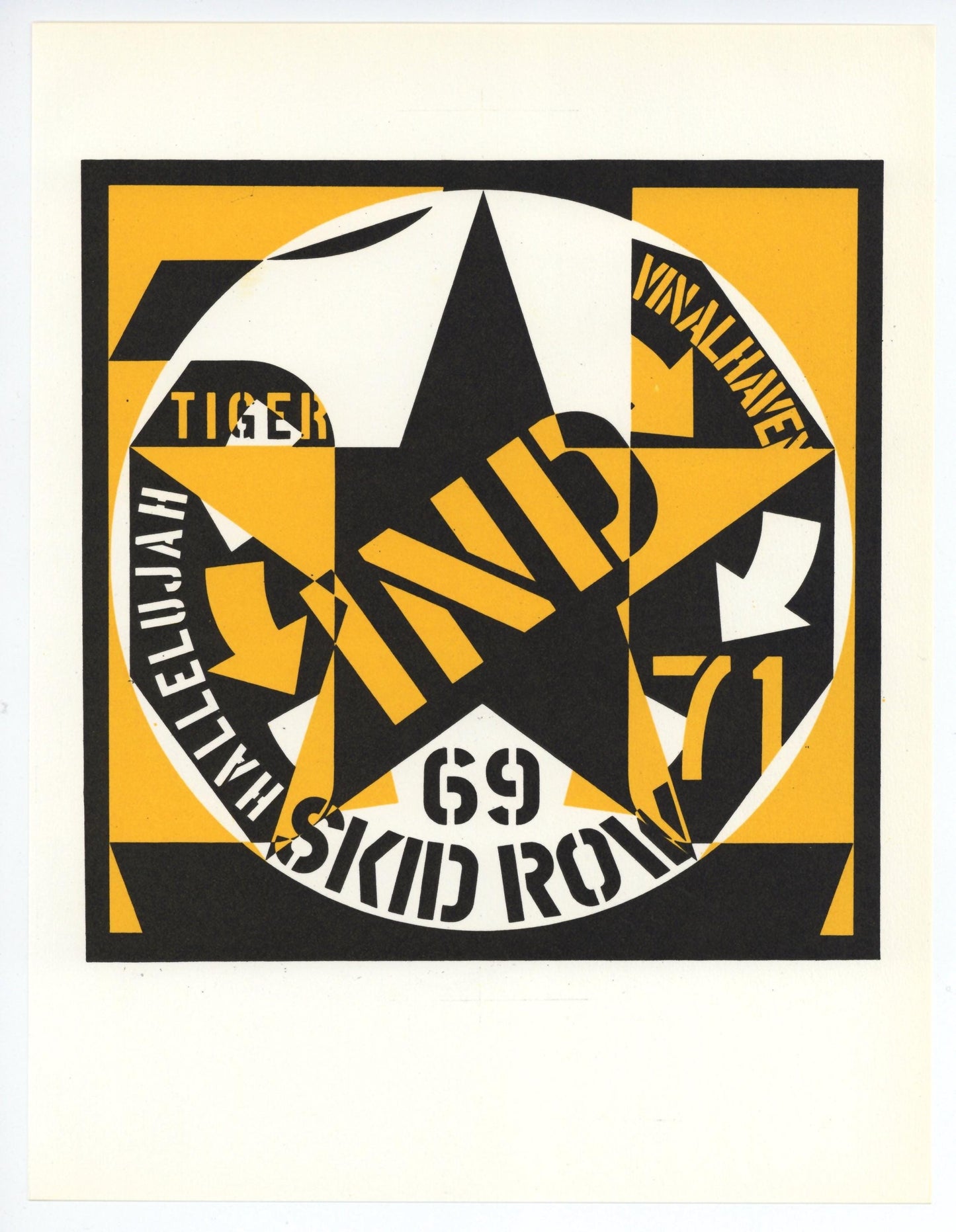 Robert Indiana, Composition (Sheehan 78), Xxe Sicle, Lithograph