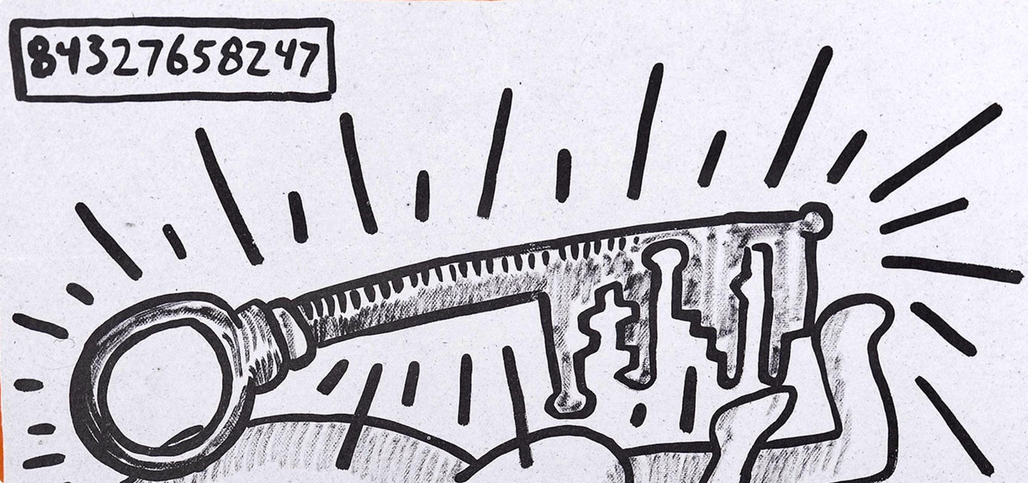 Keith Haring, Composition, Against All Odds, Lithograph
