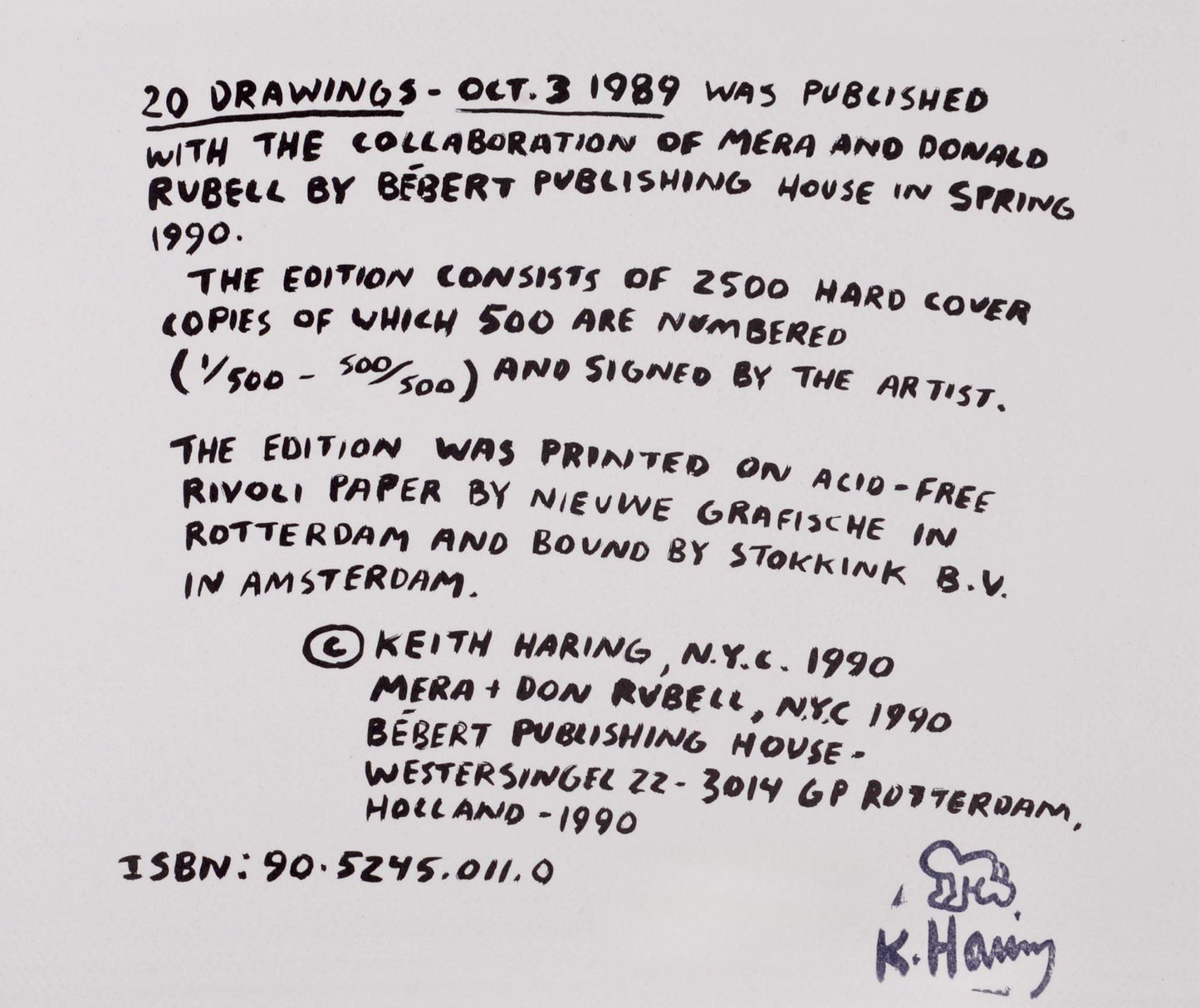 Keith Haring, Composition, Against All Odds, Lithograph