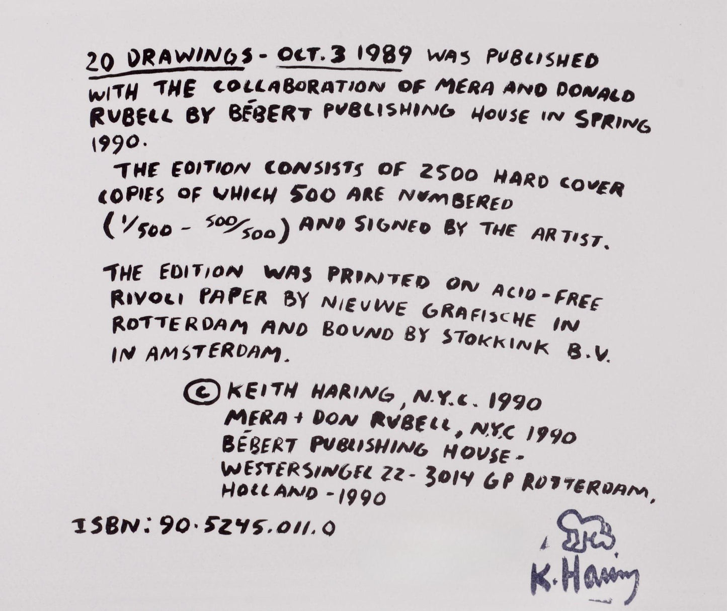 Keith Haring, Composition, Against All Odds, Lithograph