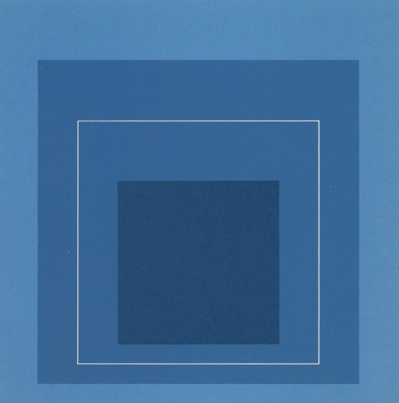 Josef Albers, Homage To The Square, Josef Albers: White Line Squares, Lithograph