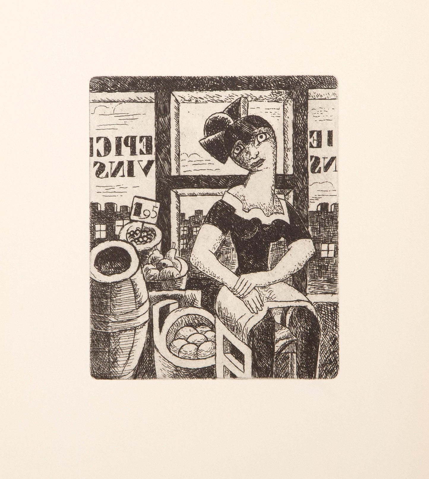 Marcel Gromaire, Composition, Vers Un Monde Volage, Etching