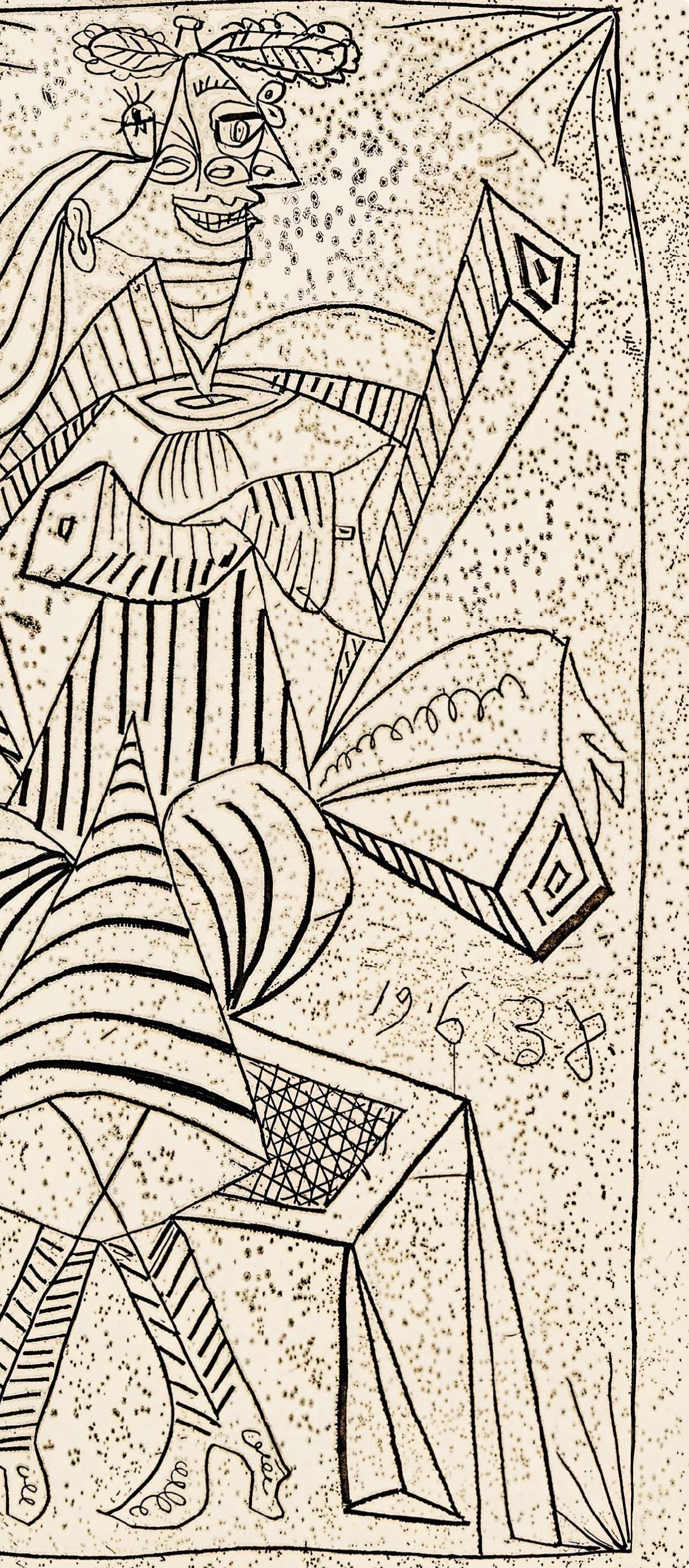 Pablo Picasso, Composition (Cramer 30; Horodisch D14; Bloch 307; Matarasso 28), Lithograph