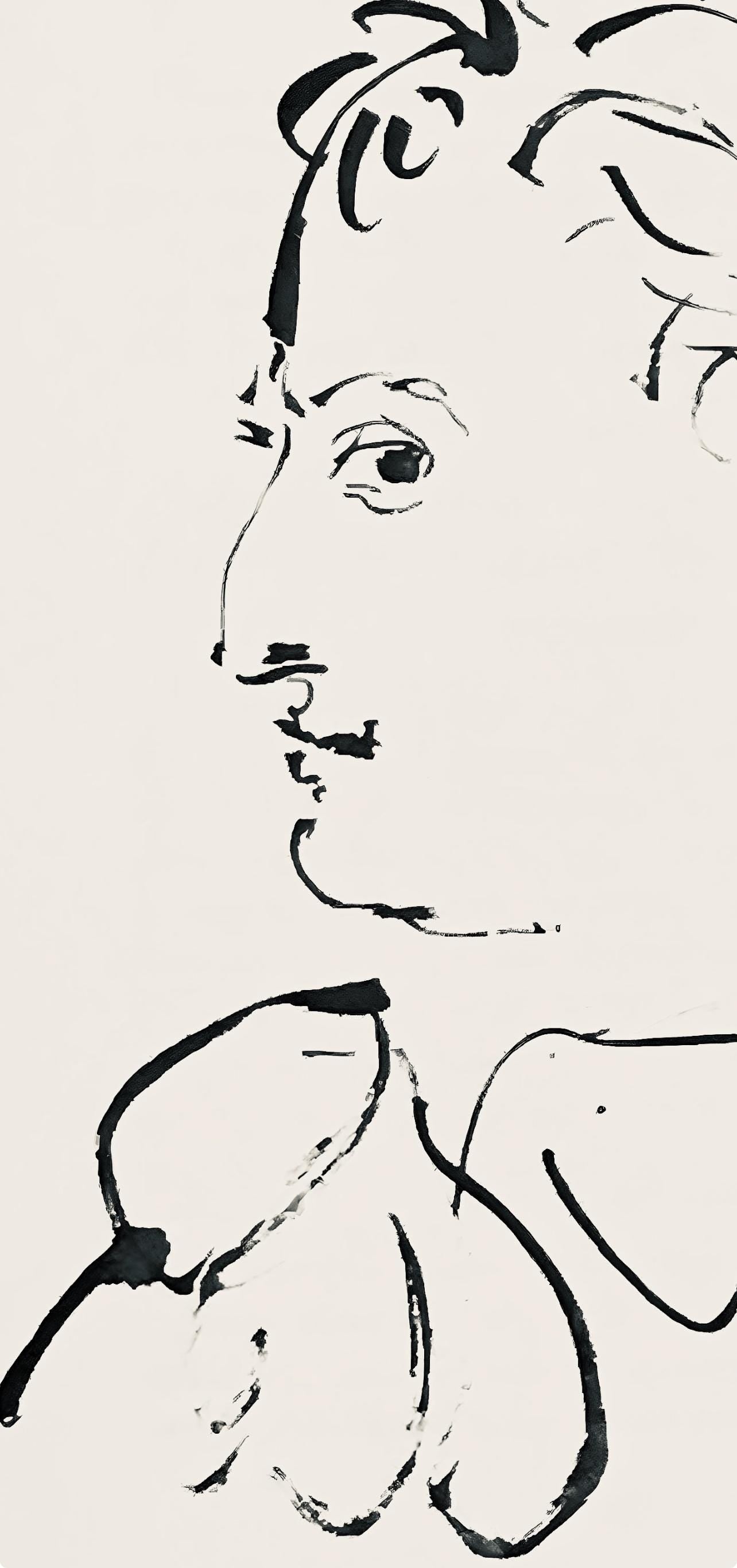 Pablo Picasso, Composition (Horodisch B19), Mystification, Lithograph