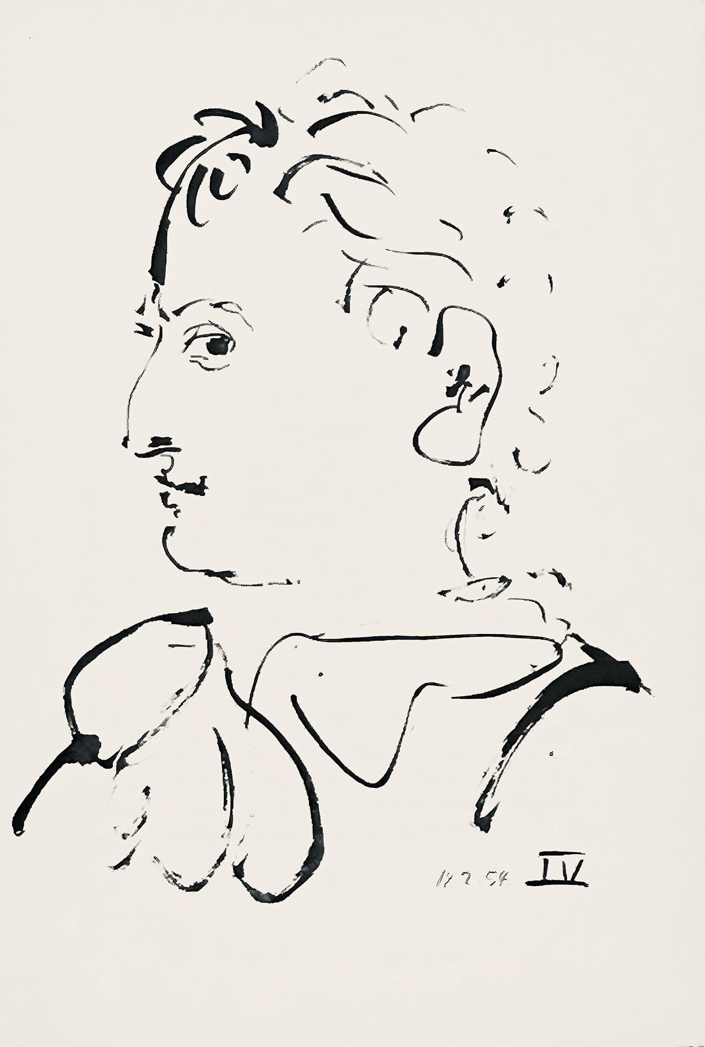 Pablo Picasso, Composition (Horodisch B19), Mystification, Lithograph