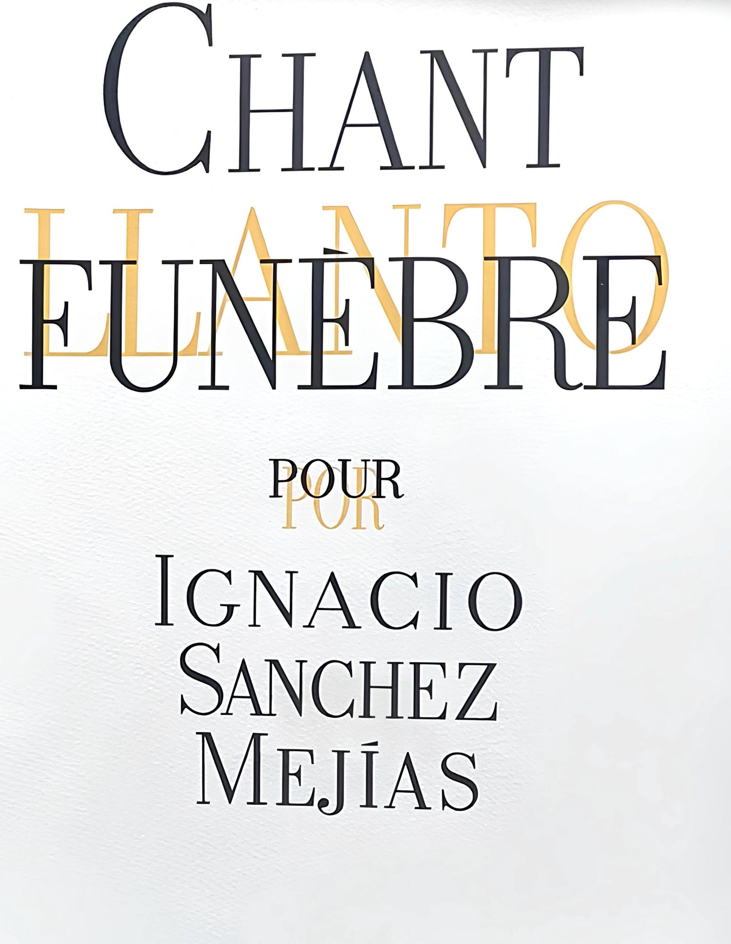Pablo Picasso, Composition, Chant Funbre Pour Ignacio Sanchez Mejas, Lithograph