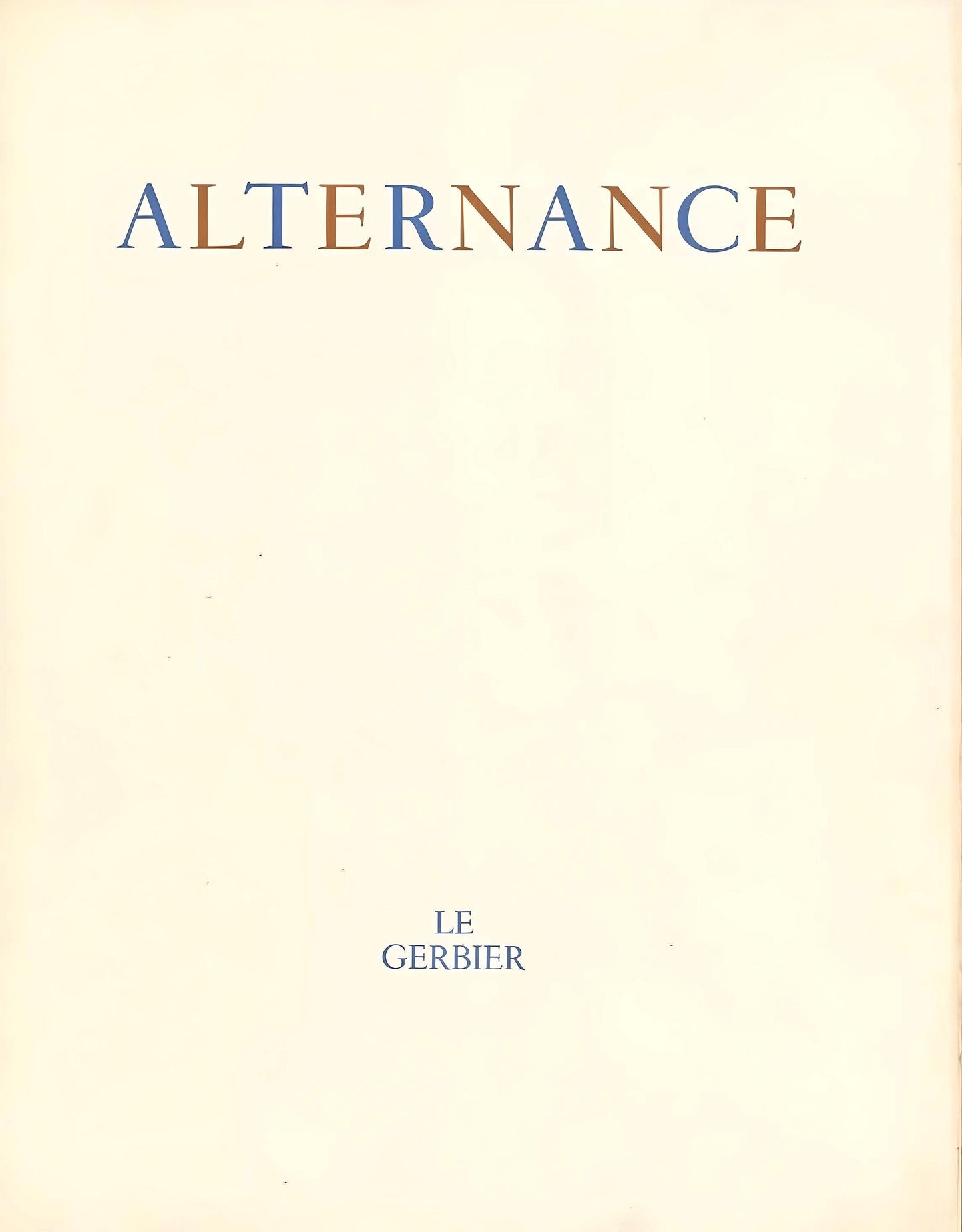 Hermine David, Composition, Alternance, Etching