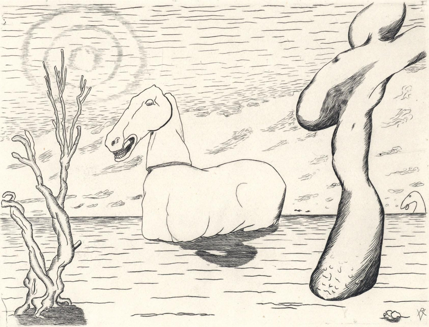 Roger Vieillard, Composition, Alternance, Etching