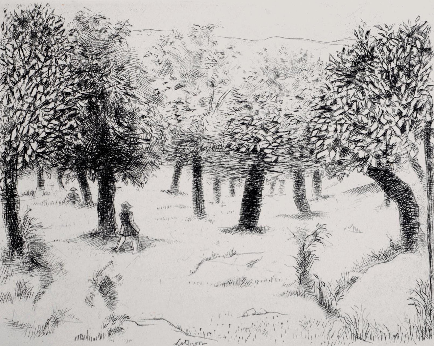 Robert Lotiron, Composition, Alternance, Etching
