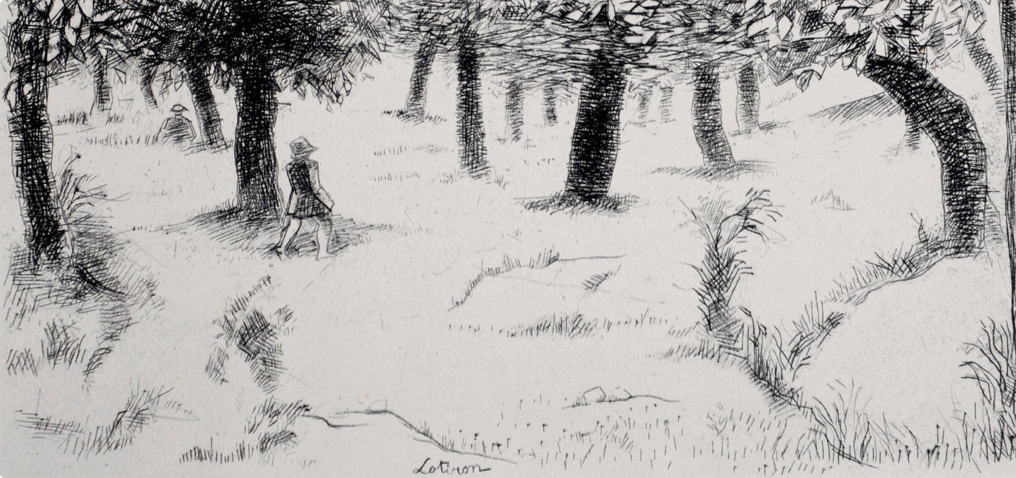 Robert Lotiron, Composition, Alternance, Etching