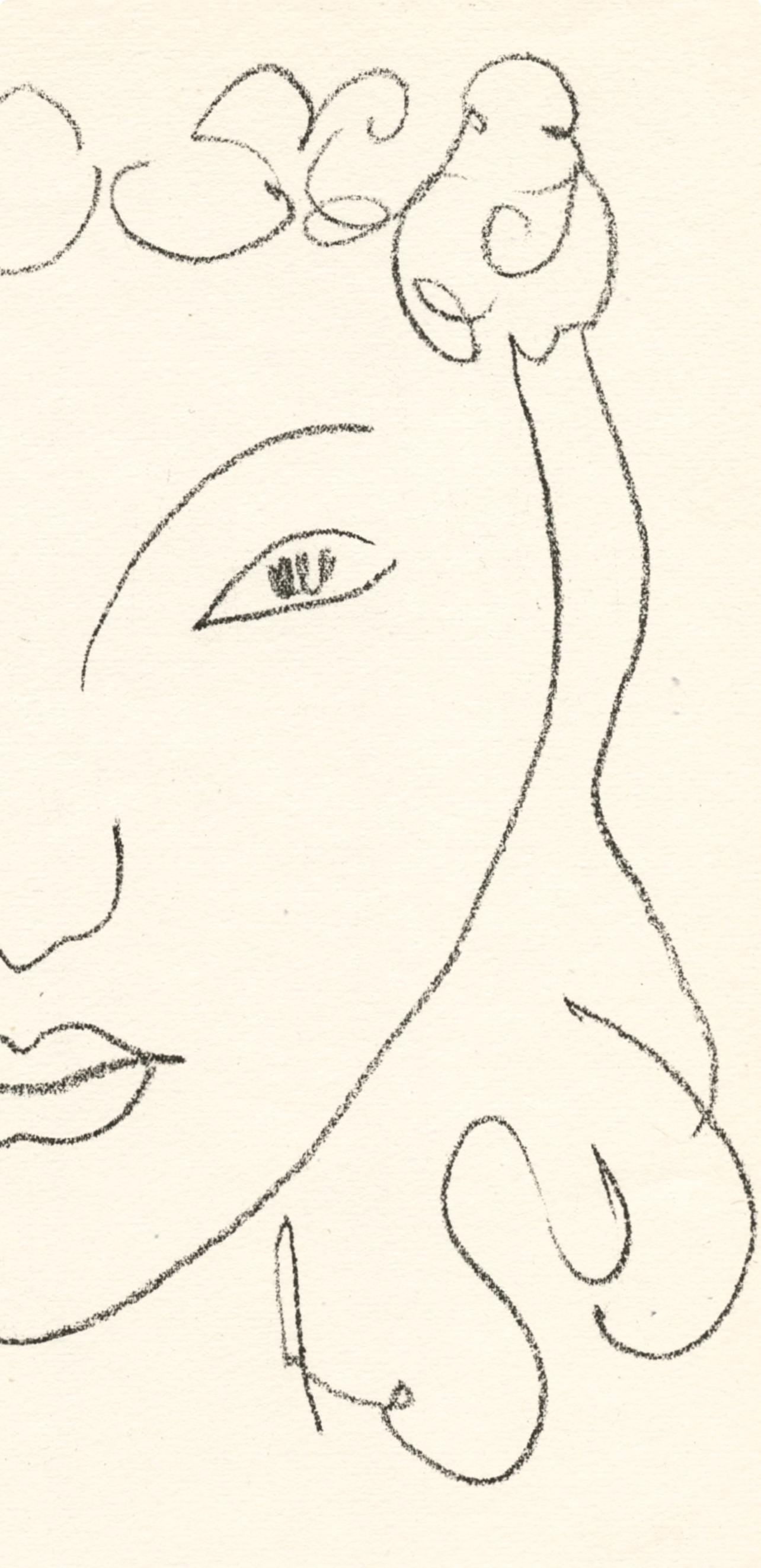 Henri Matisse, Composition (Duthuit No. 17), Pierre Feu, Les Miroirs Profonds, Lithograph