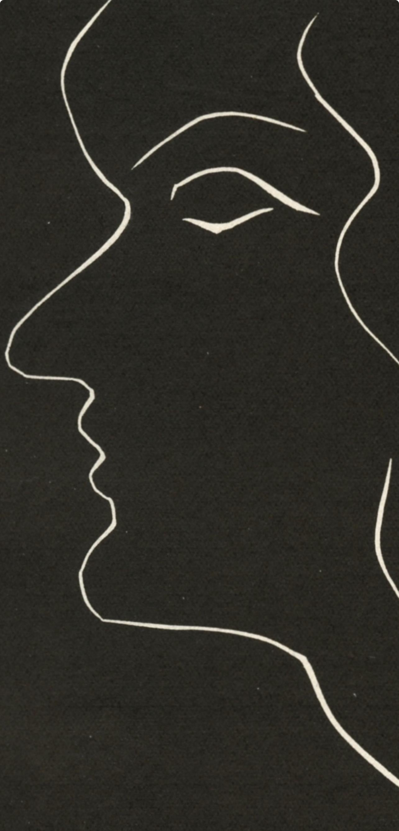 Henri Matisse, Composition (Duthuit No. 17), Pierre Feu, Les Miroirs Profonds, Woodcut