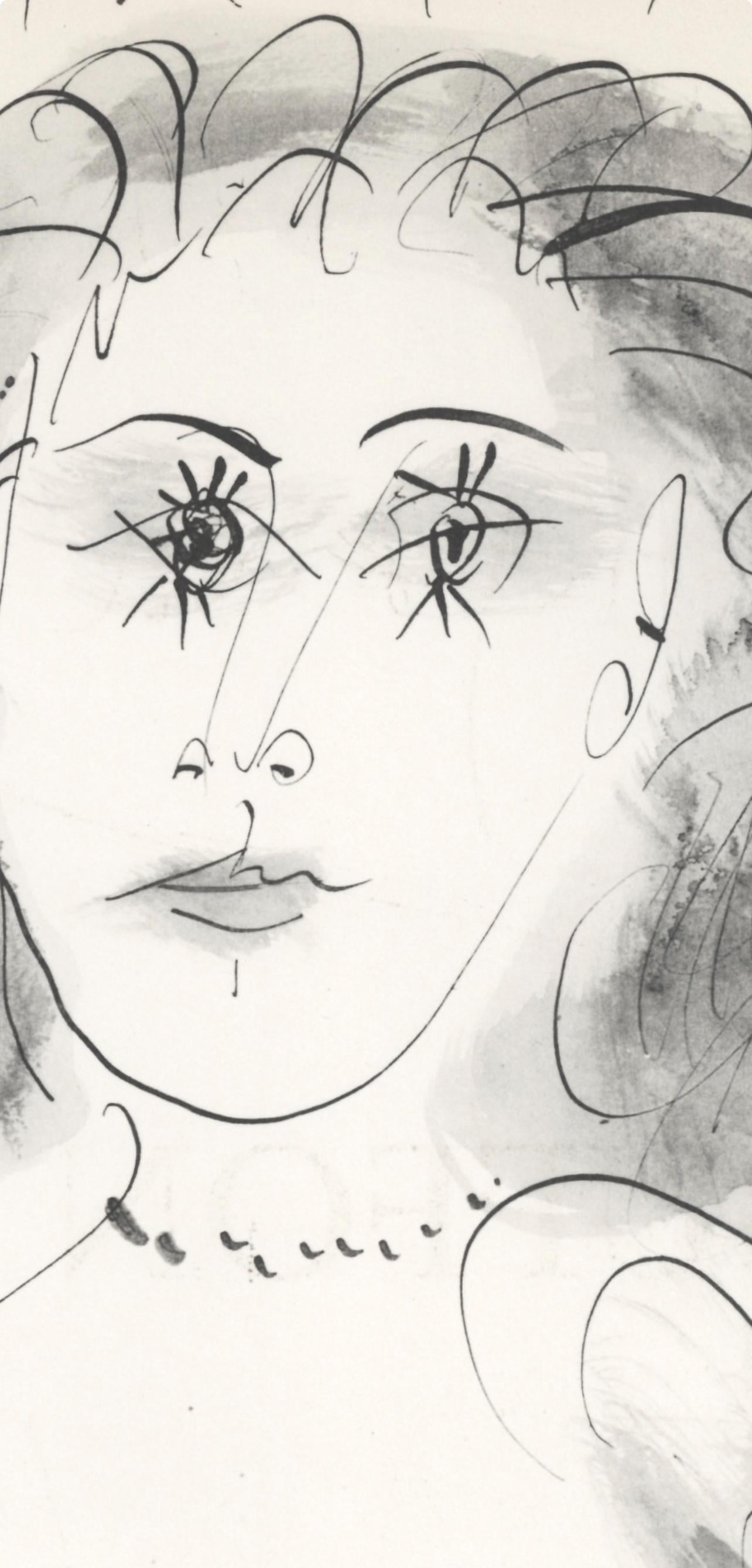Pablo Picasso, Dora Maar (Cramer No. 84), 40 Dessins De Picasso En Marge Du Buffon, Lithograph